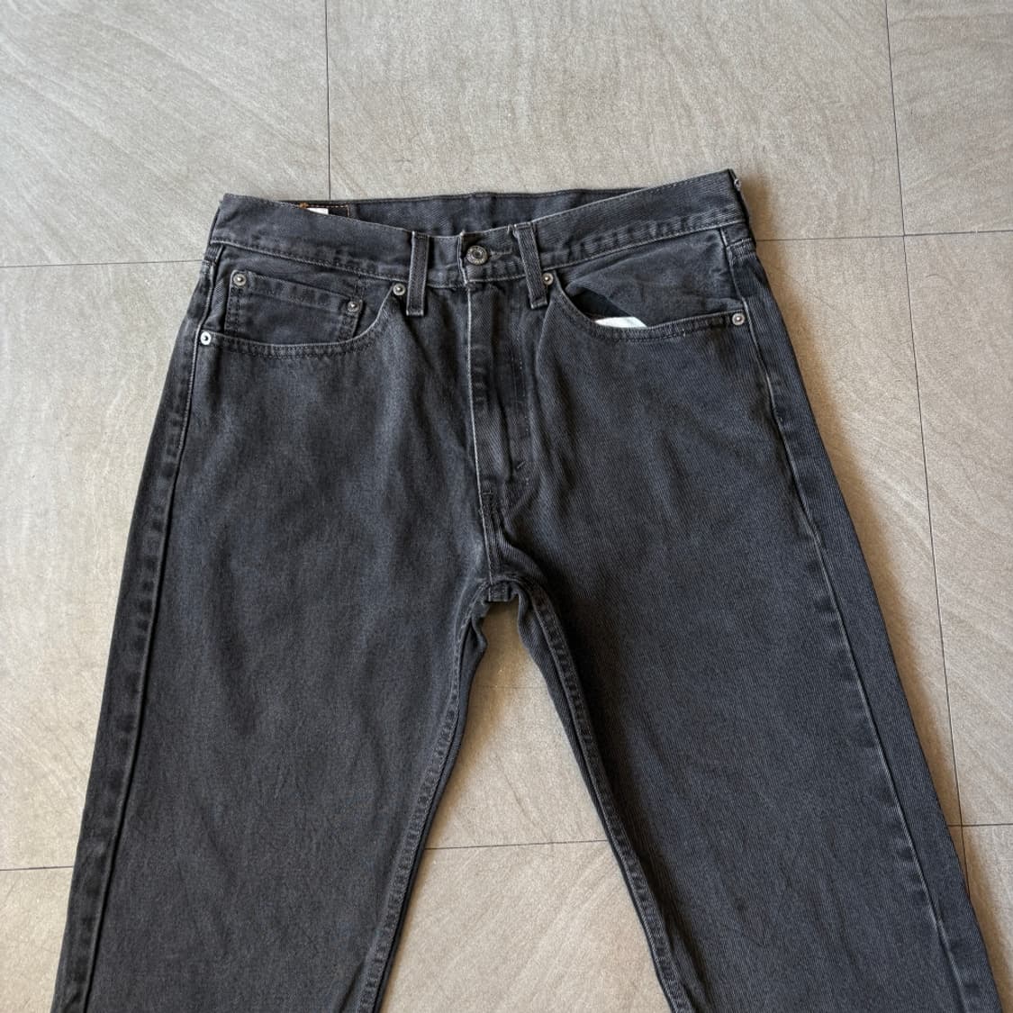 리바이스 정품 505 데님 블랙 팬츠 바지 상품이미지2