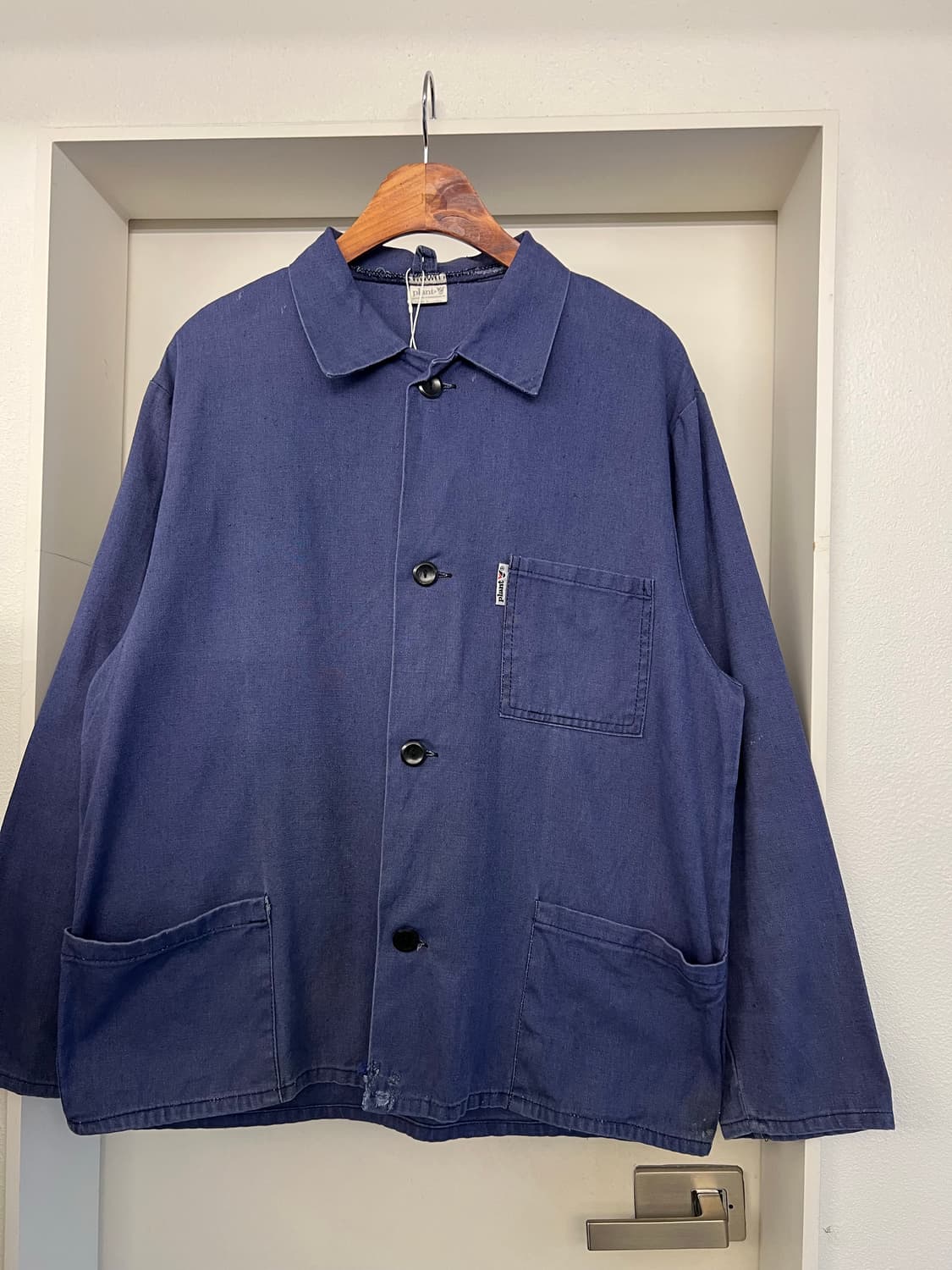 OLD EURO FADED NAVY PURPLE 빈티지프렌치워크자켓 상품이미지4