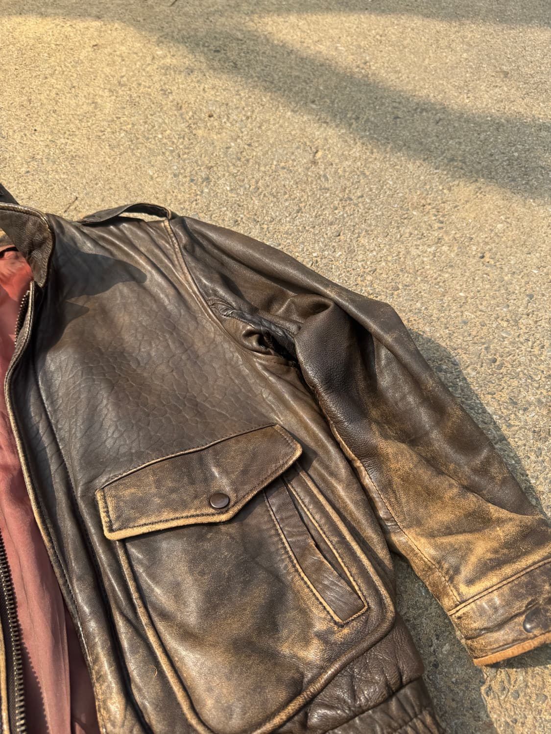 Us army A-2 미공군 가죽자켓 상품이미지3