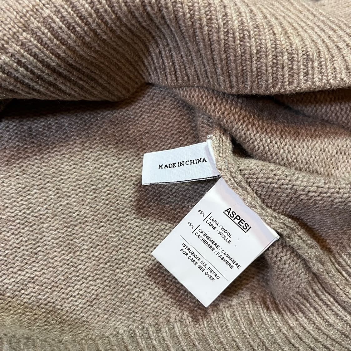 아스페시 엘보우 패치 울 니트 상품이미지5