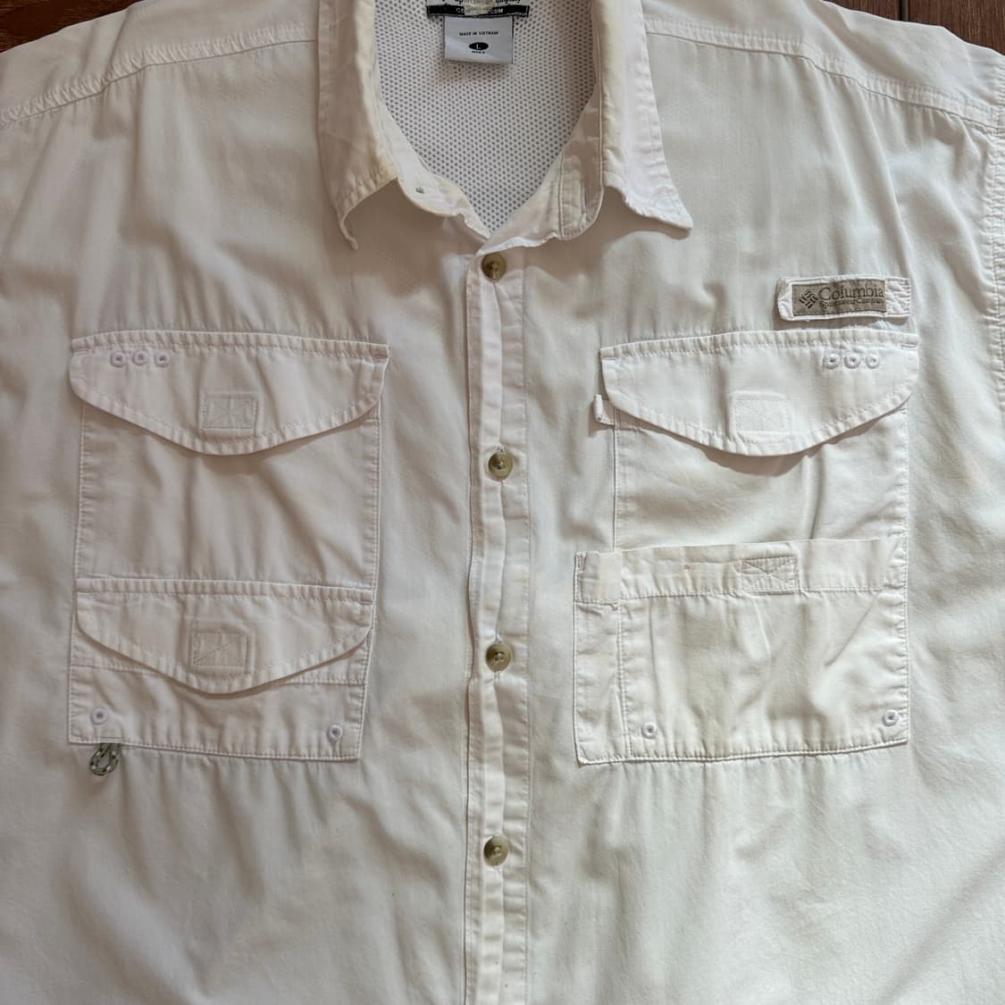 Columbia fishing 1/2 shirts 상품이미지3