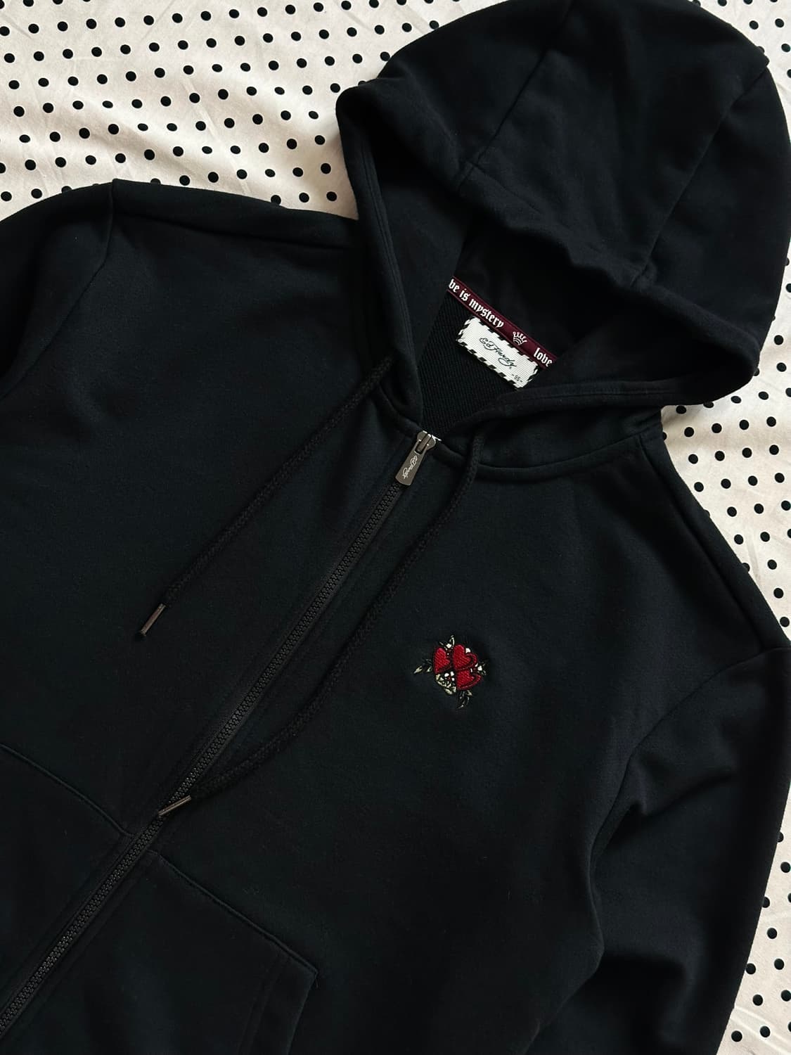 에드하디 백로고 후드집업 y2k 펑크 상품이미지2