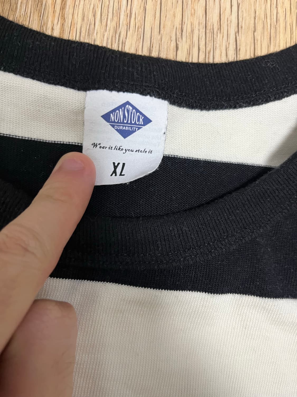 브론슨(논스탁) 와이드 스트라이프 보더티 상품이미지4