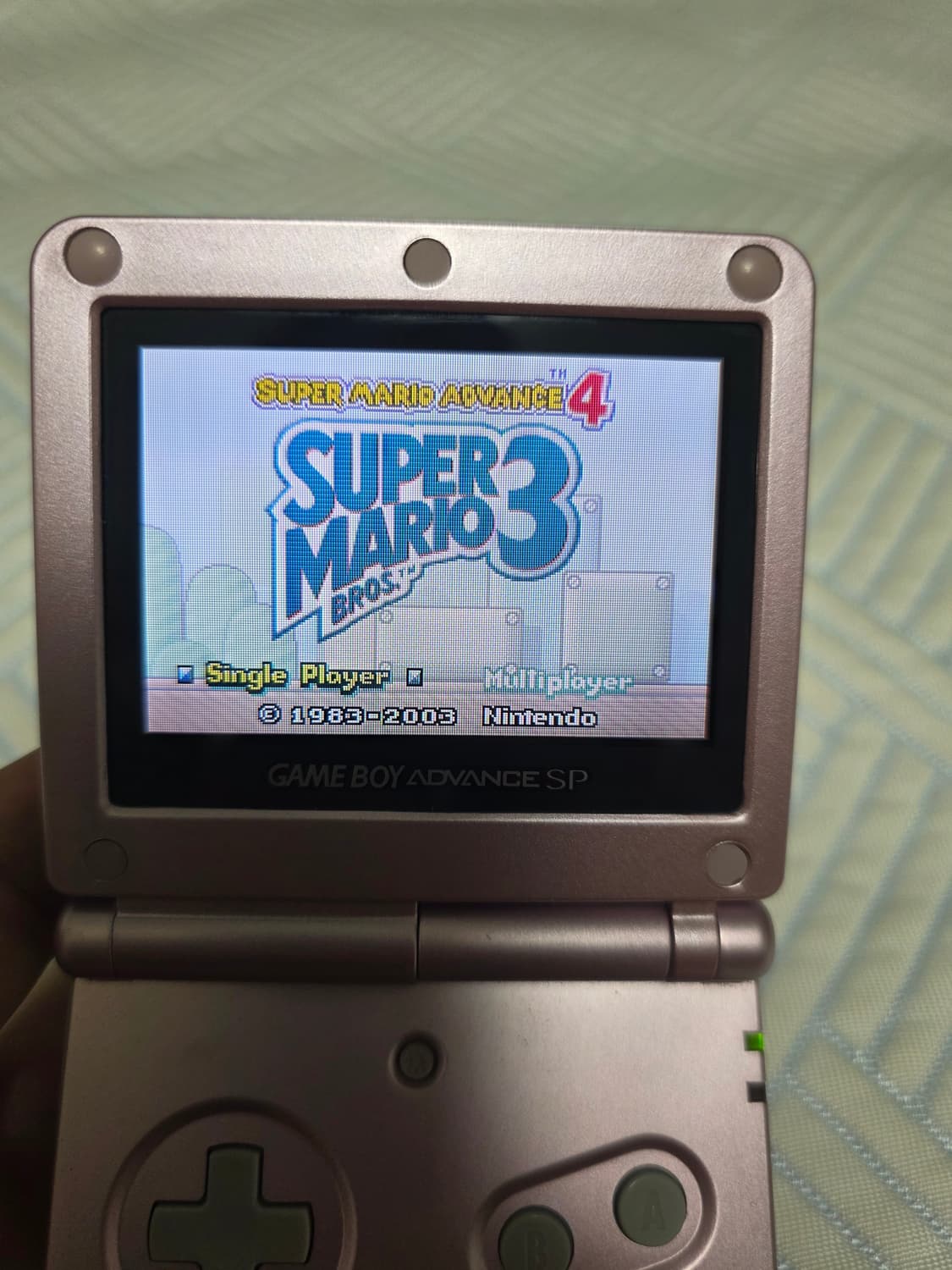 게임보이 어드밴스sp, gba sp 순정 백라이트 핑크 상품이미지5