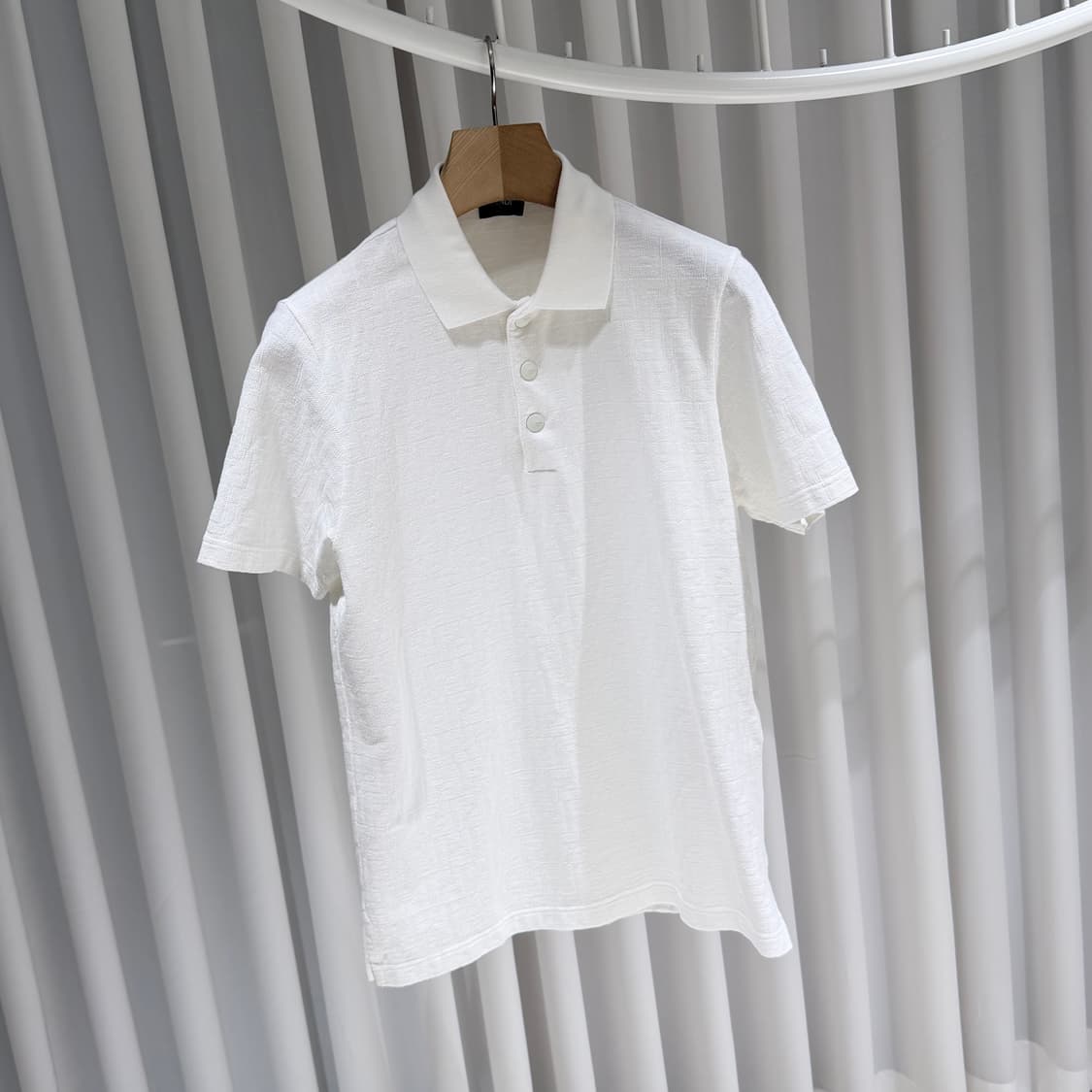 (A+/S) / 펜디 FF로고 피케 폴로 셔츠 화이트 상품이미지3