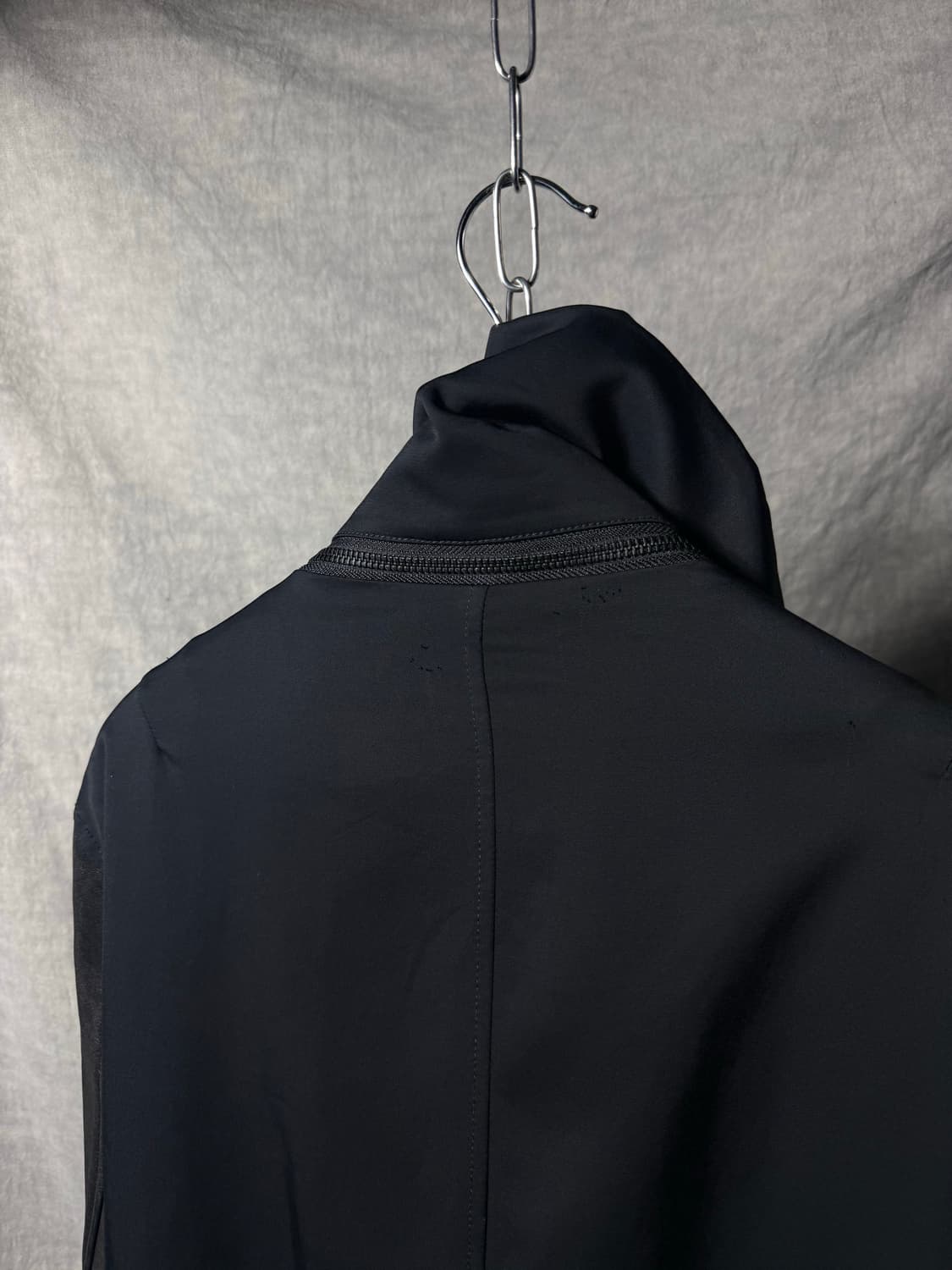 Tornado Mart Asymmetric Arm Leather Coat 상품이미지5