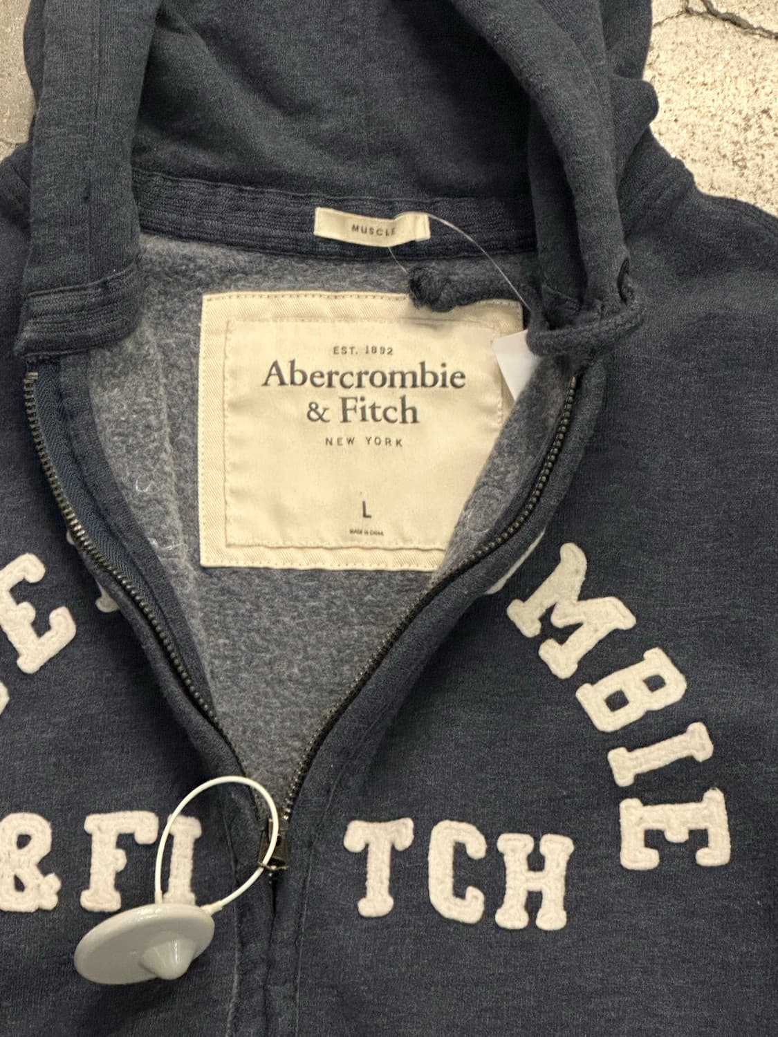 아베크롬비 차콜 후드집업 상품이미지5