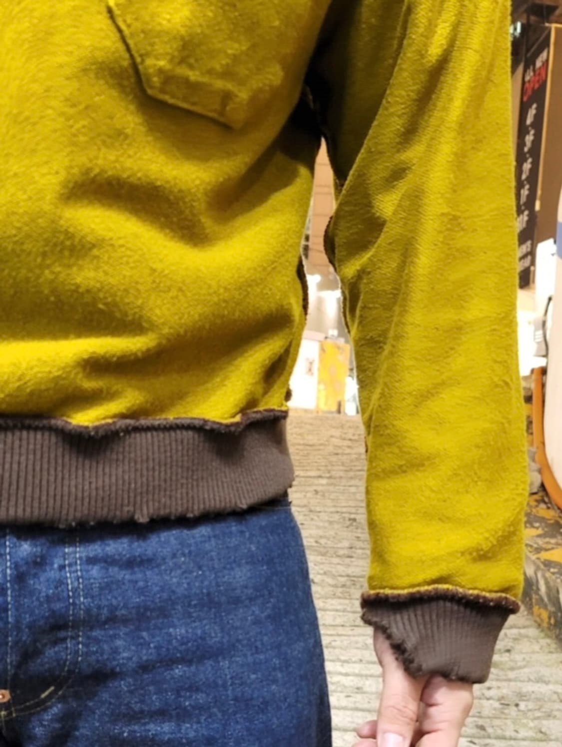 벌스데이수트 리버시블 니트 맨투맨 상품이미지8