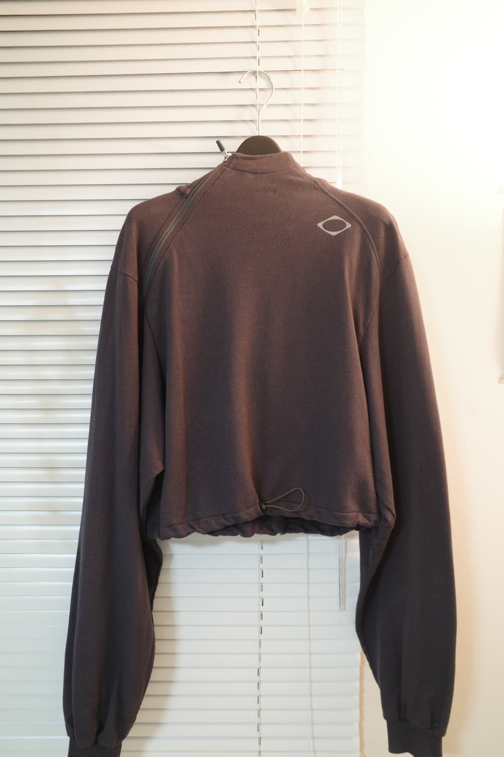 미스치프 크롭 사이드 집업 후드 (퍼플) 상품이미지7