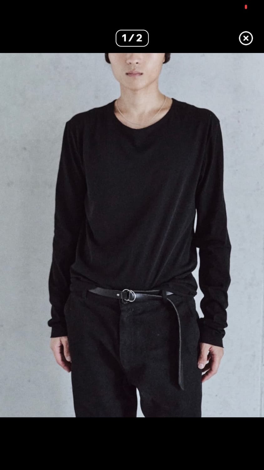 모노프리베 롱슬리브 블랙 1 상품이미지1