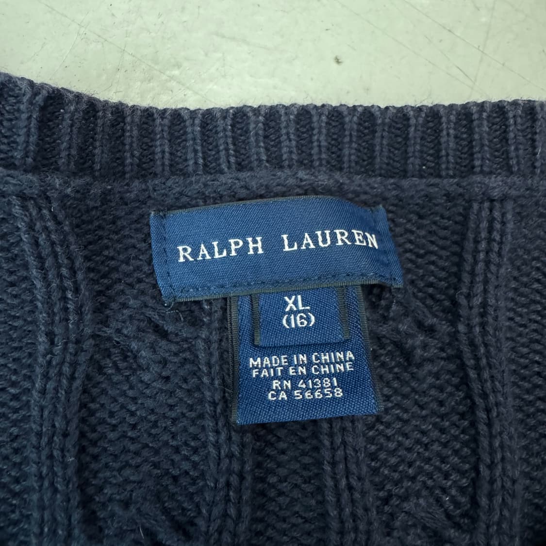 폴로 포니 레이스 꽈배기 니트 가디건 상품이미지4