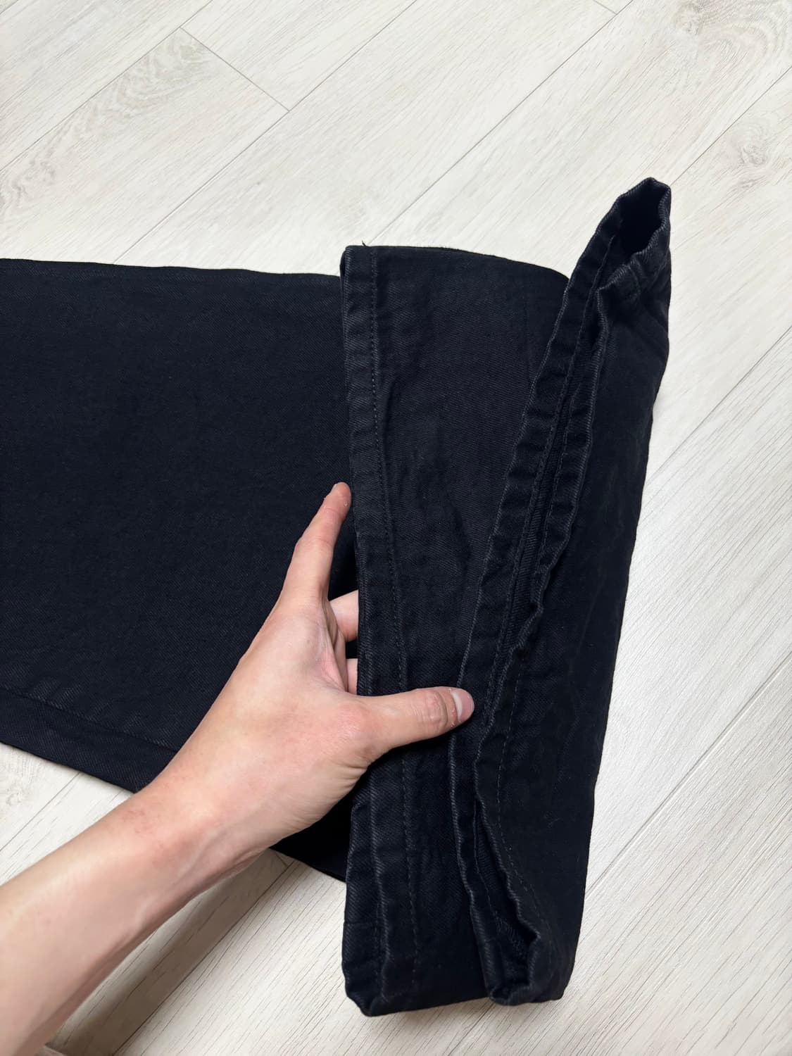 [2] 에모스탠스클럽 emostanceclub 레더 팬츠 플레어 진 V2 상품이미지3