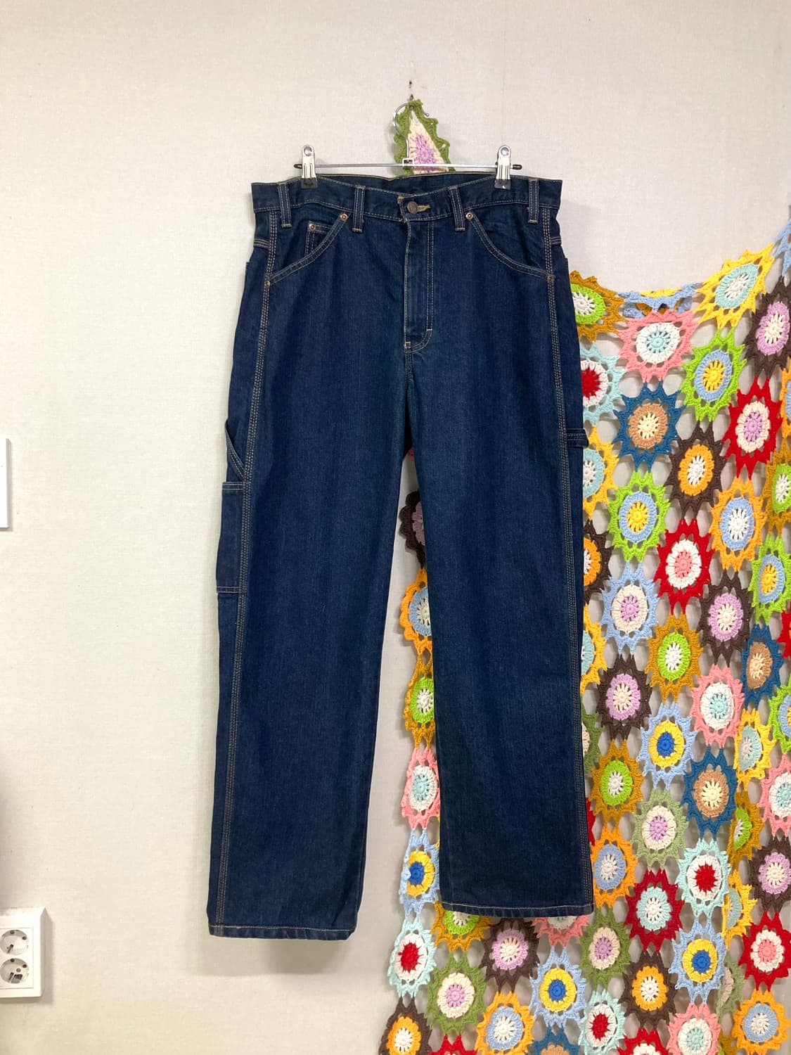 디키즈 릴렉스핏 카펜터 워크 데님팬츠 청바지 32 _ 인디고블루 상품이미지2