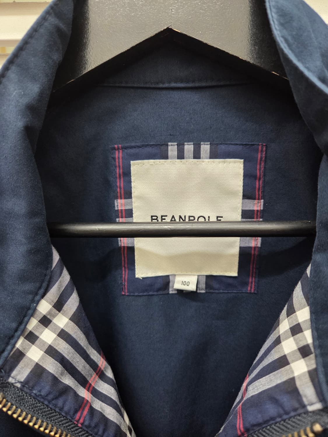 빈폴 네이비 코튼 헤링턴 자켓 상품이미지4