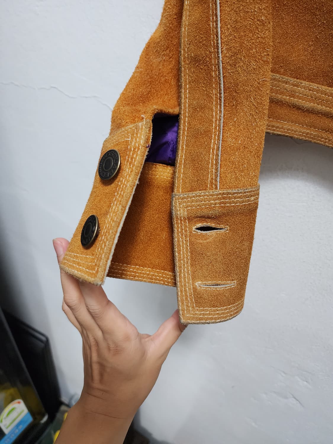 DSQUARED2 물소가죽 컬렉션라인 크롭 가죽자켓 상품이미지3