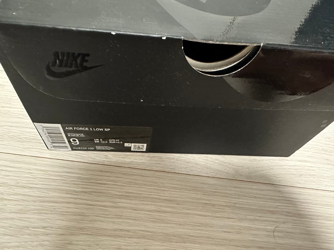 (270) 나이키 x 슈프림 에어포스1 화이트 상품이미지5