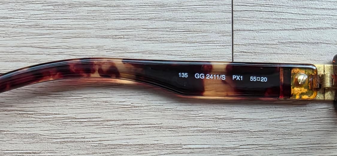 구찌 빈티지 선글라스 gg2411/s 90s Gucci sunglasse 상품이미지6
