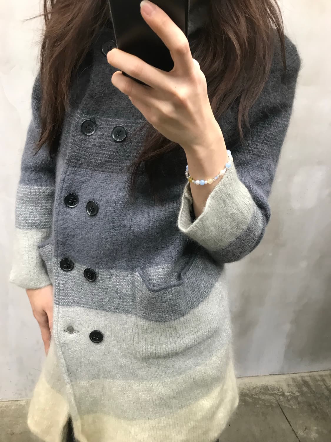 Long Gradient Mohair Cardigan 상품이미지2