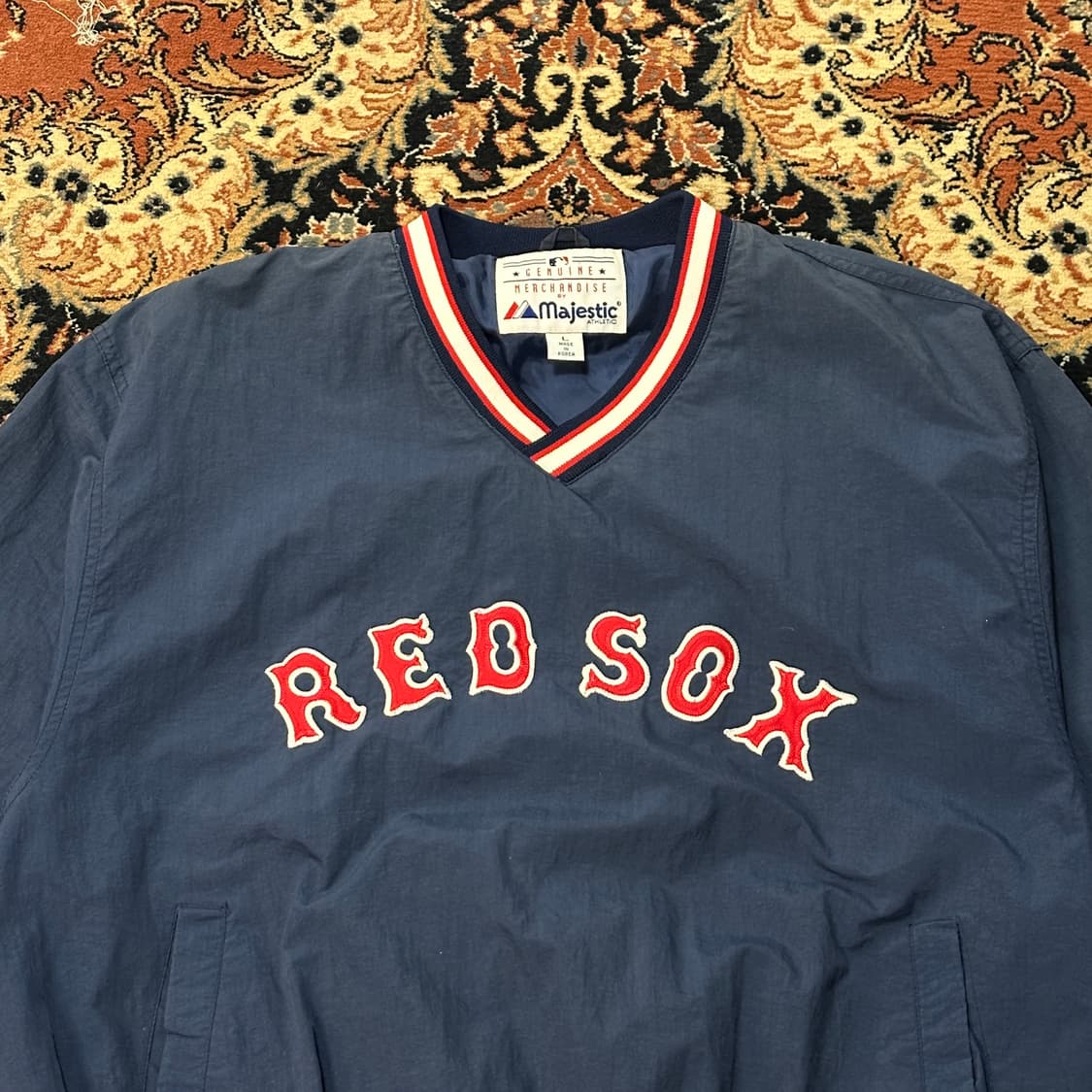 마제스틱 레드삭스 웜업 자켓 (XL) 상품이미지2