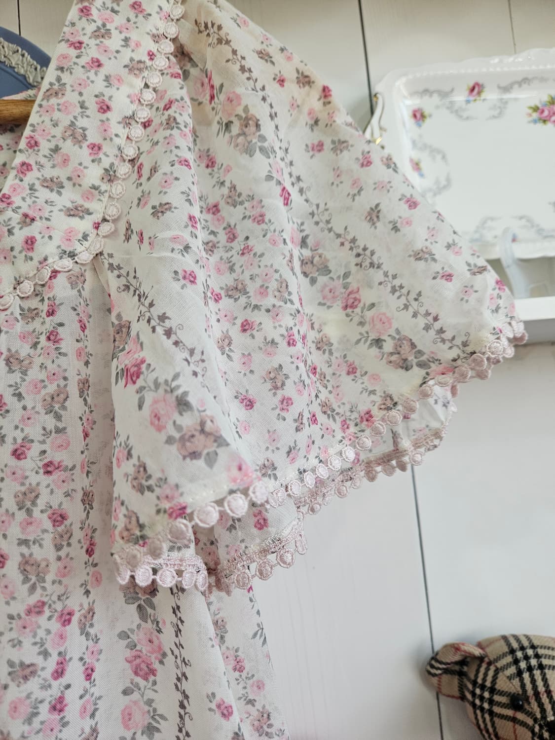 LEST ROSE 플라워 쉬폰 프릴 원피스 상품이미지6