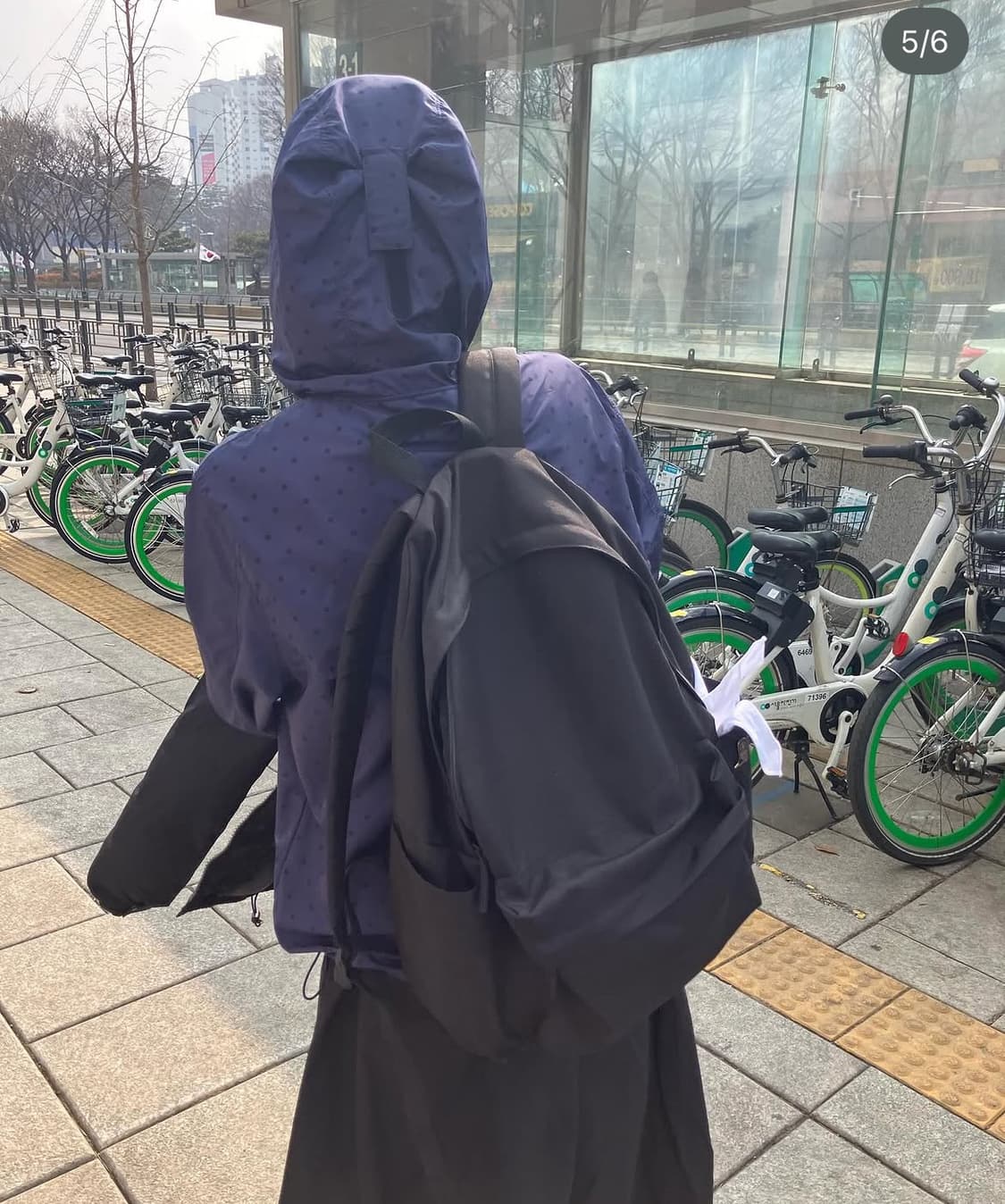 사파리스팟 도트 바람막이 네이비 상품이미지1