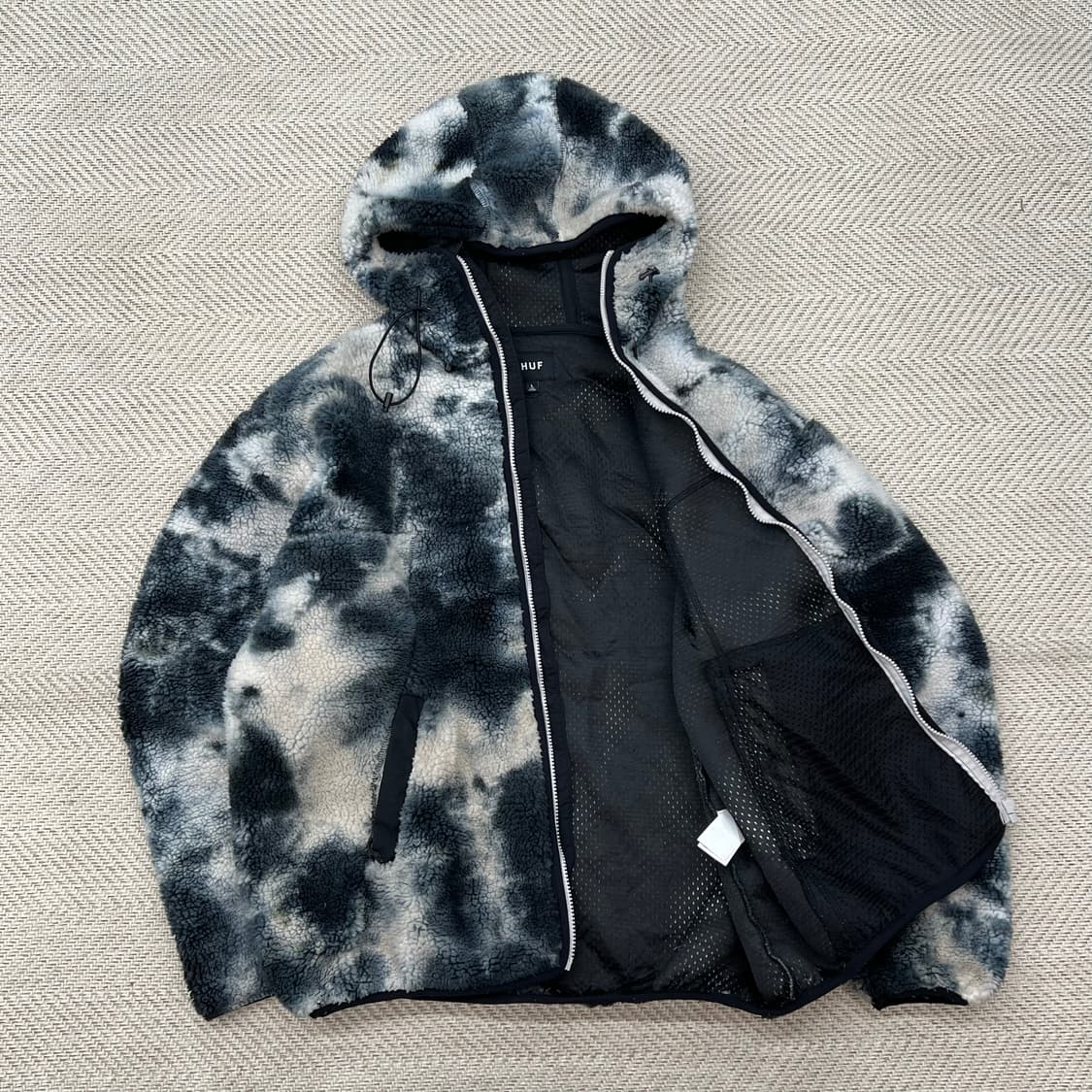 HUF 플리스 후드집업 r2995 상품이미지3