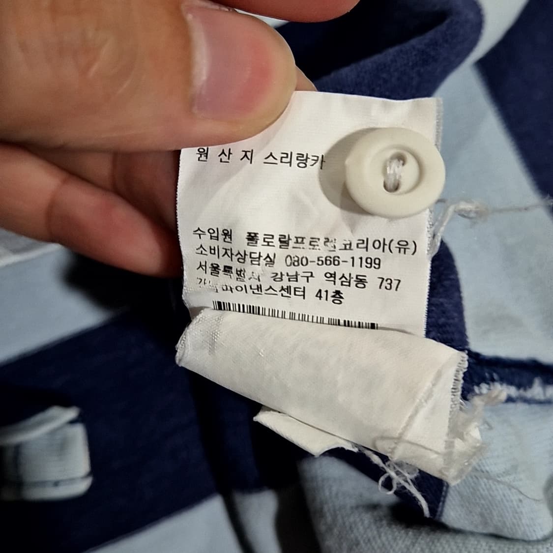폴로 랄프로렌 단가라 럭비티 상품이미지6