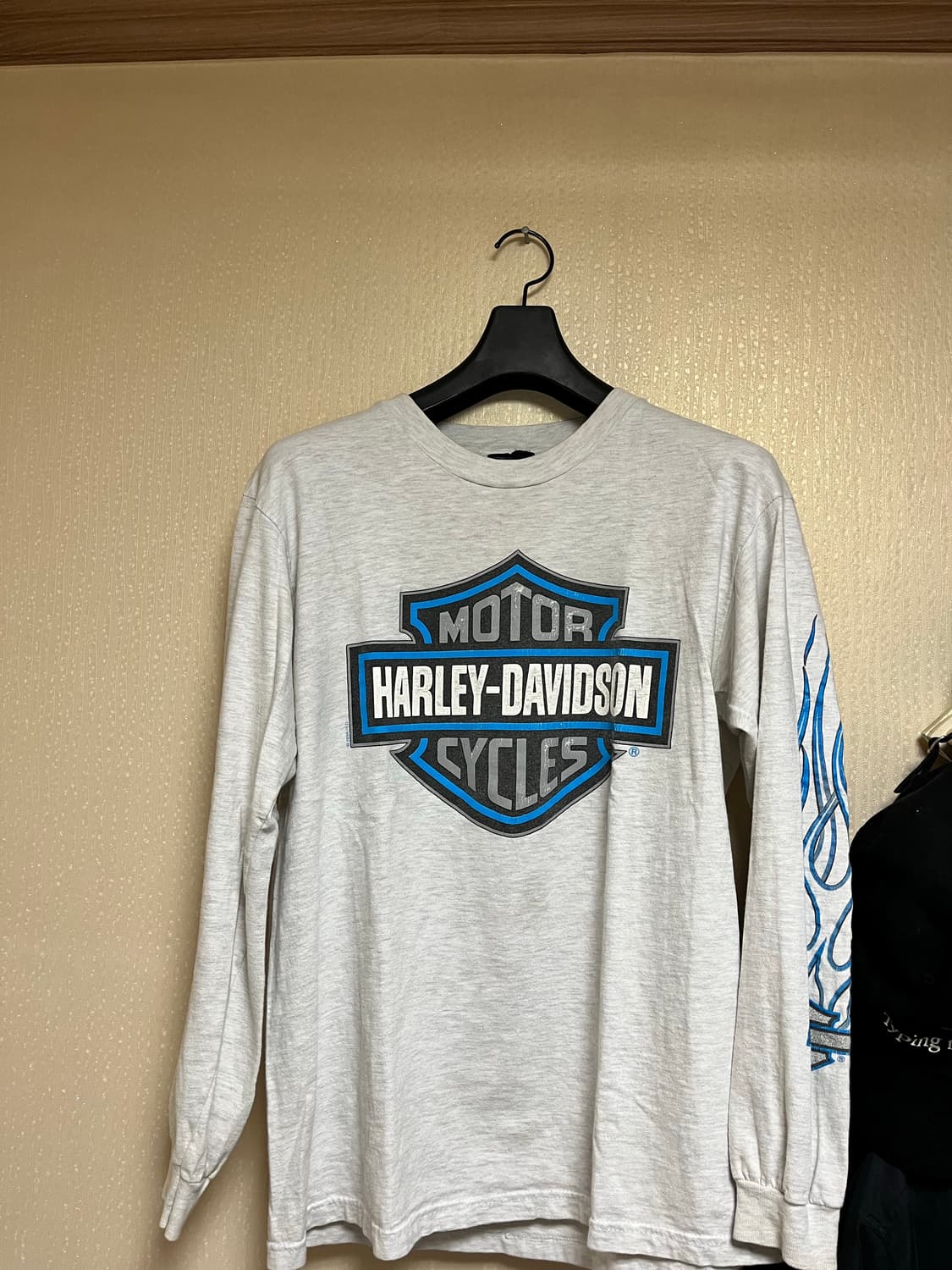(크리스티안스타크 착용) 1996 할리데이비슨 플레임 롱슬리브 M 판매 상품이미지2