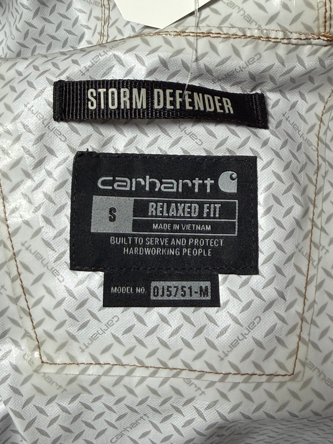 칼하트 스톰 디펜더 릴렉스핏 경량 패커블 자켓 S 상품이미지5