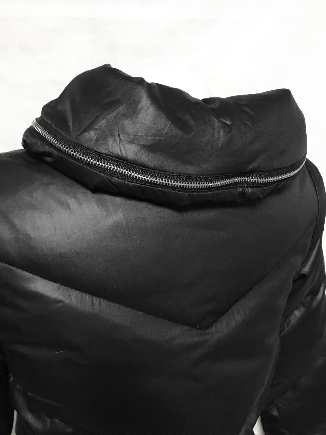 빈티지 펑크 2way 큐빅 버튼 패딩 자켓 상품이미지7