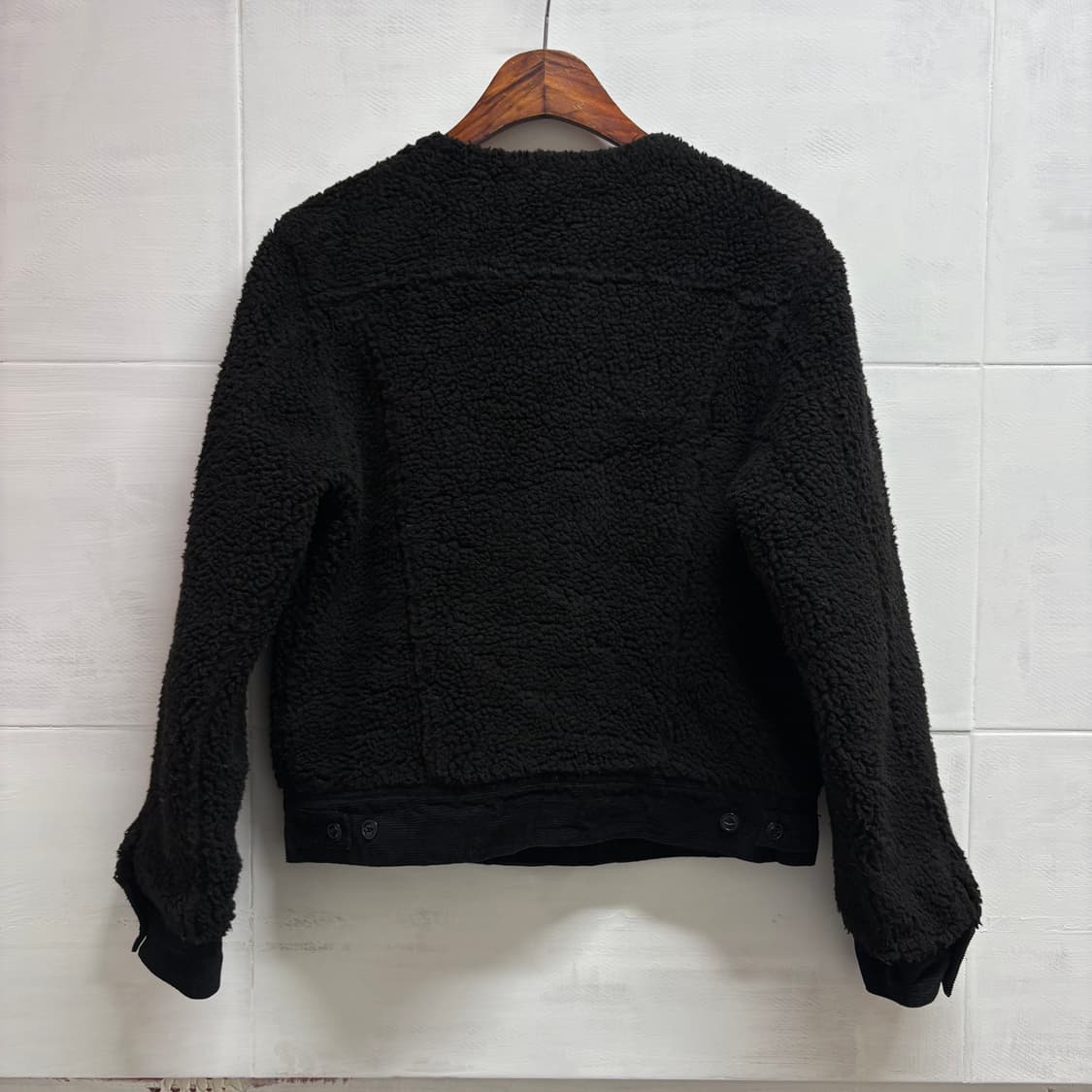 Lee storm rider 리 쉐르파 플리스 라운드넥 트러커 자켓 M 상품이미지3