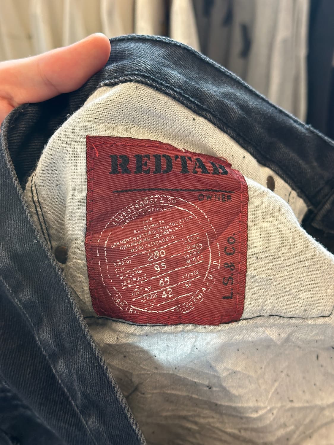90s Made in USA Levis 505 REDTAB W34 L34 상품이미지4