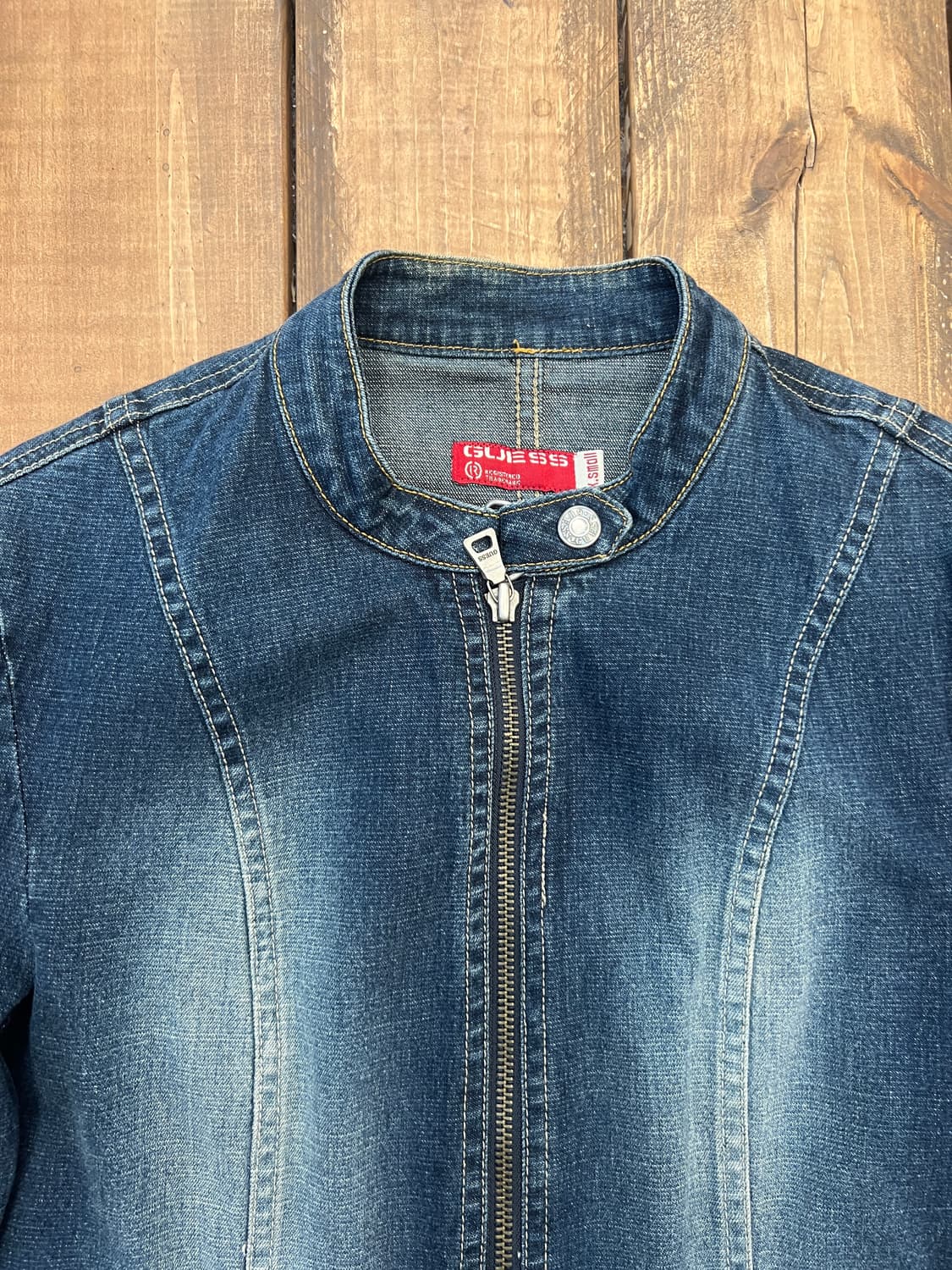 게스 블루 데님 자켓 상품이미지8
