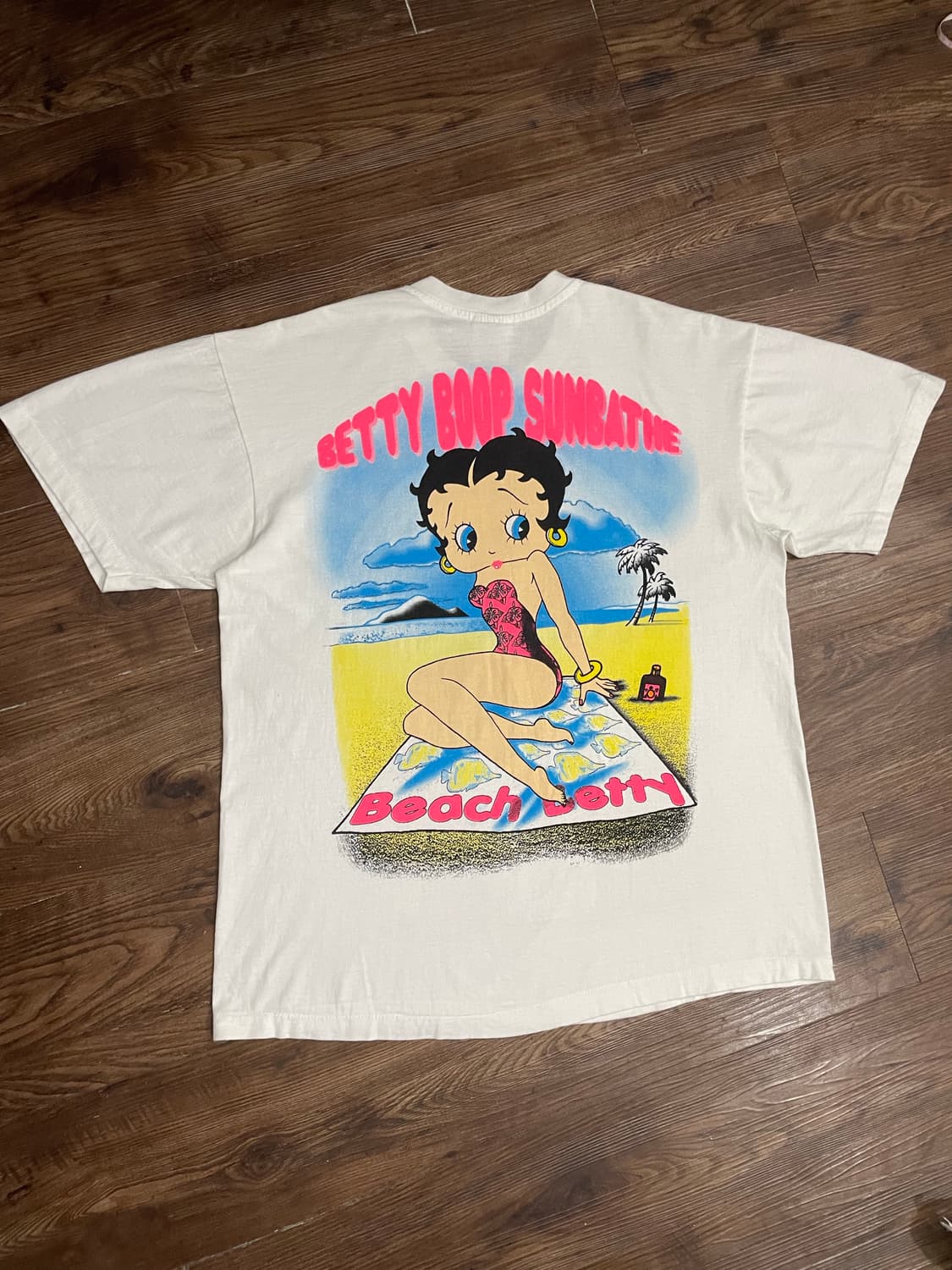 90s USA 빈티지 Betty Boop 베티붑 반팔 티셔츠 상품이미지9