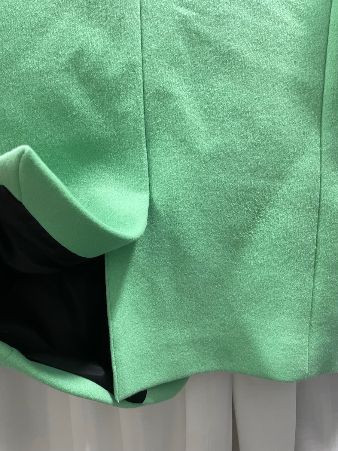 렉토/ 울 오버사이즈 코트 민트/ L 상품이미지9