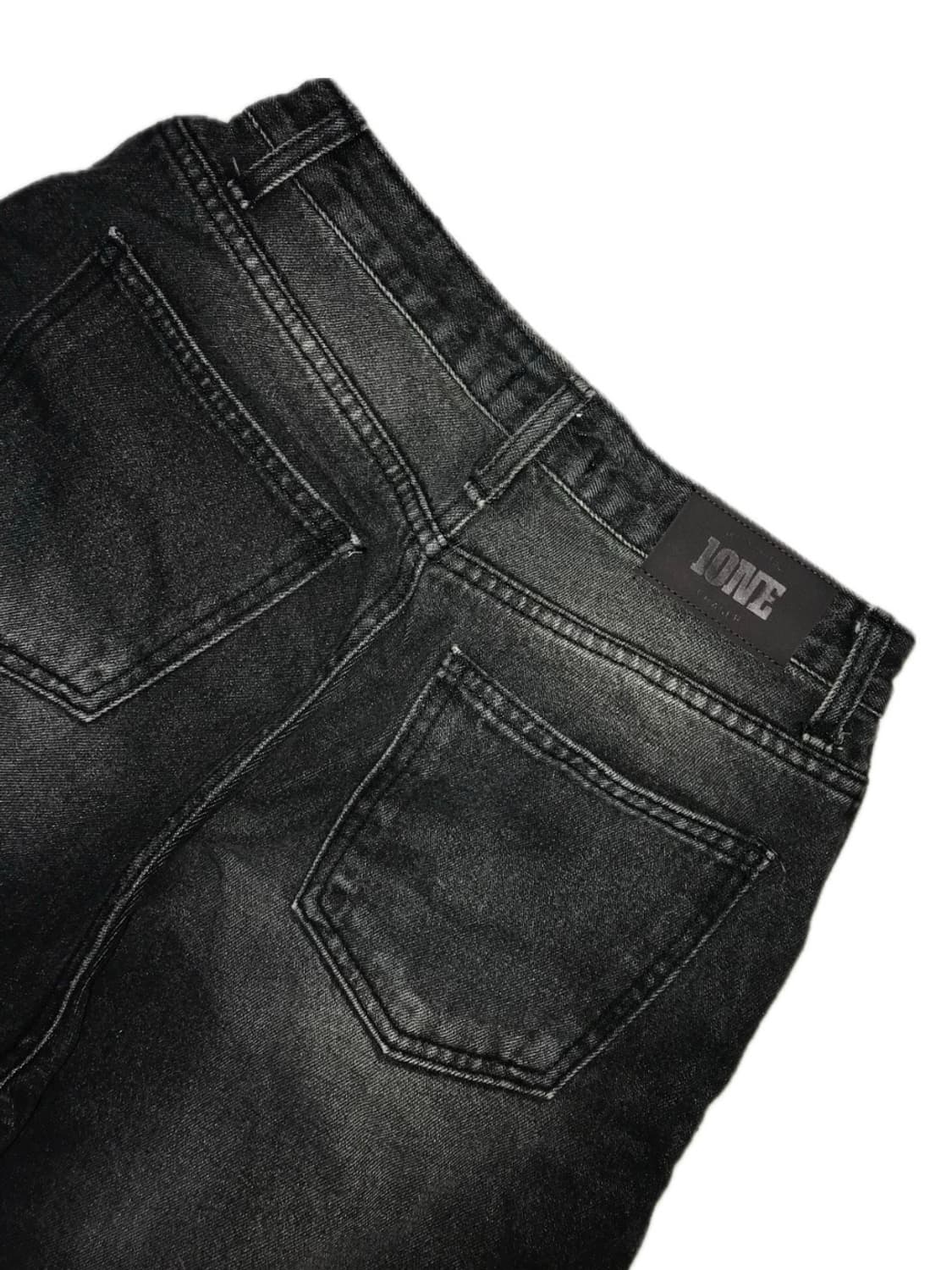 워싱 흑청 데님 상품이미지2