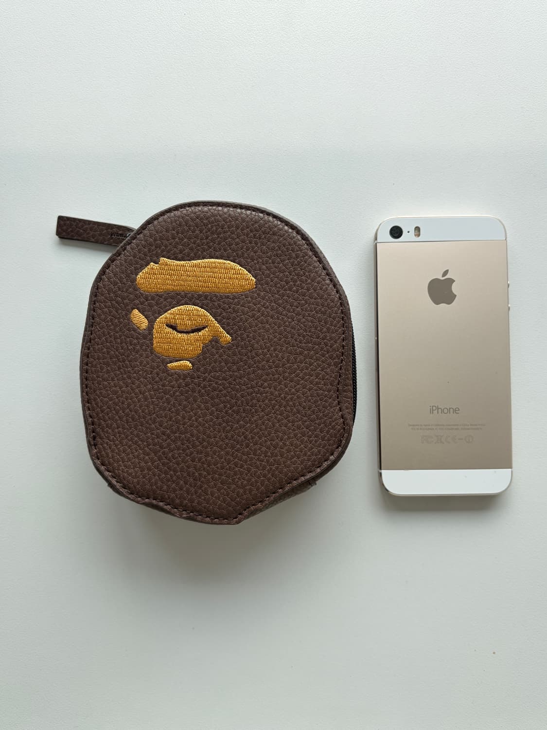  BAPE 베이프 에이프 헤드 코인 케이스 브라운  상품이미지5