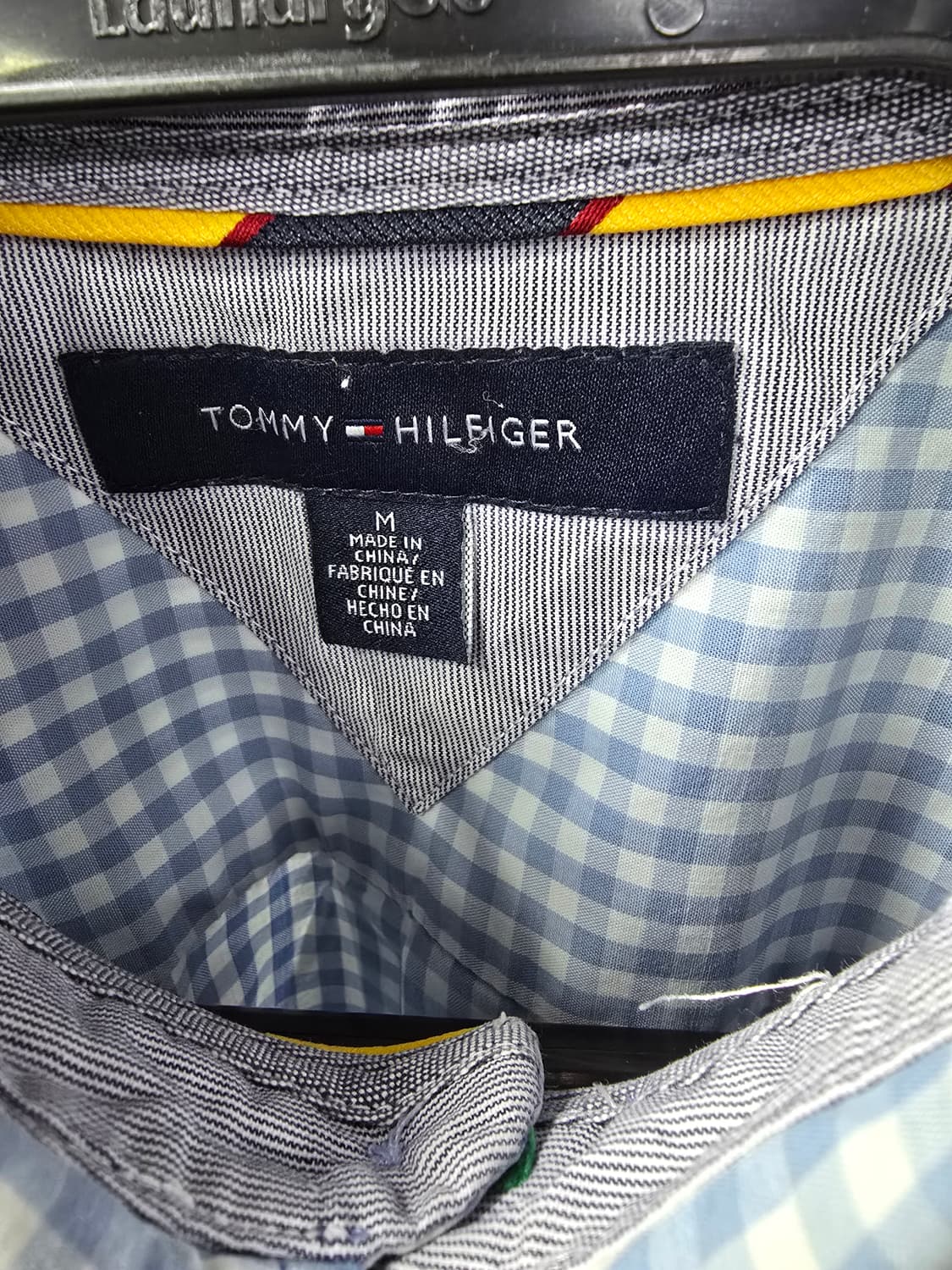 타미힐피거 하늘색 체크 셔츠 (1356) 상품이미지3