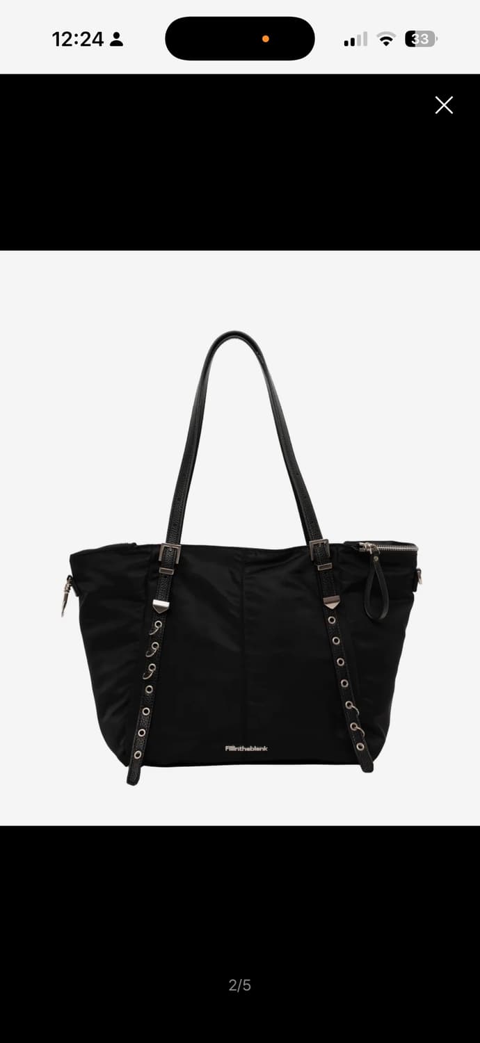 필인더블랭크 Trucker Bag (nylon)(black) 상품이미지1