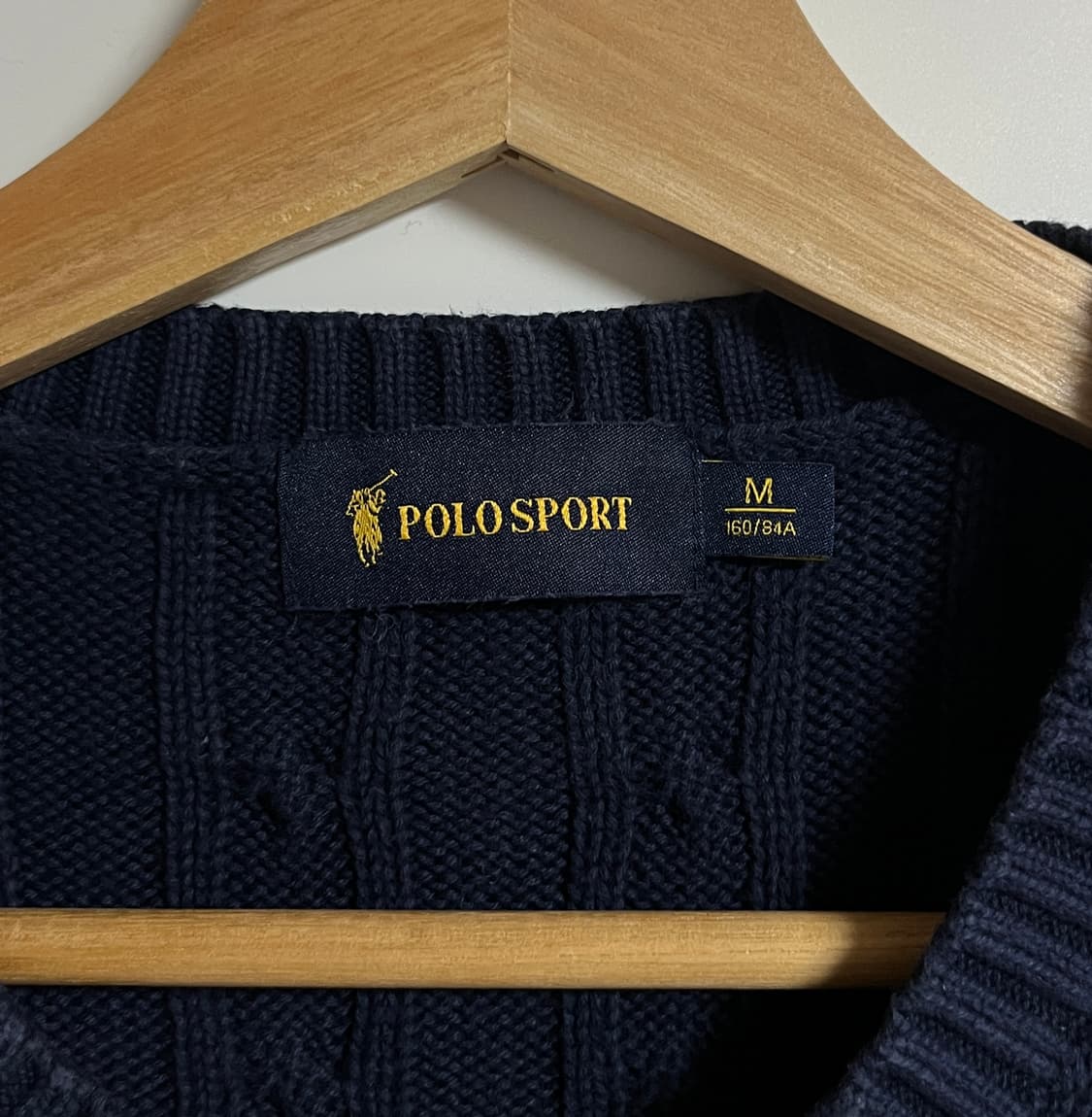폴로랄프로렌 스포츠 꽈배기 니트 스웨터 M 상품이미지5