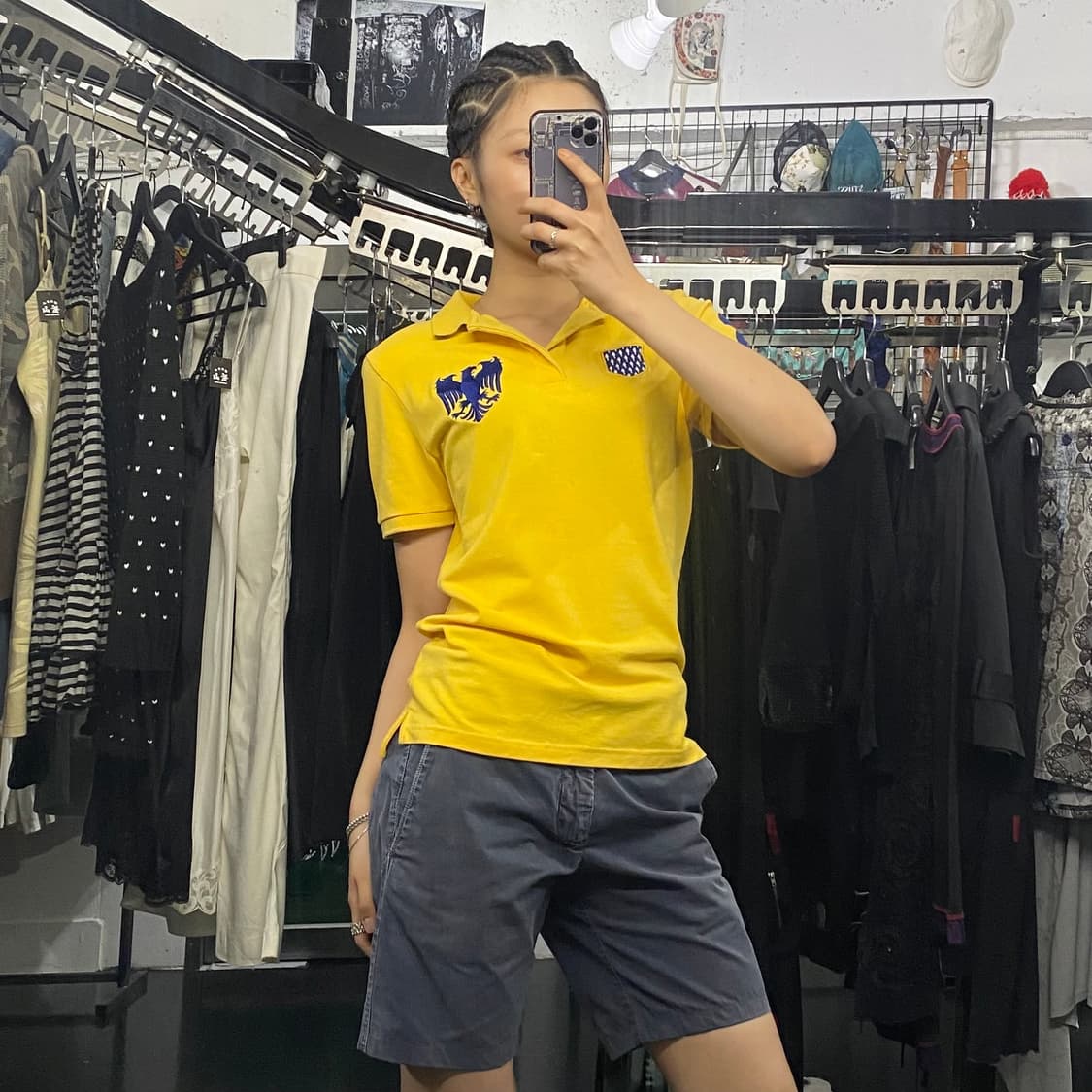 Giordano 그리핀 자수 폴로 반팔 티셔츠 상품이미지8