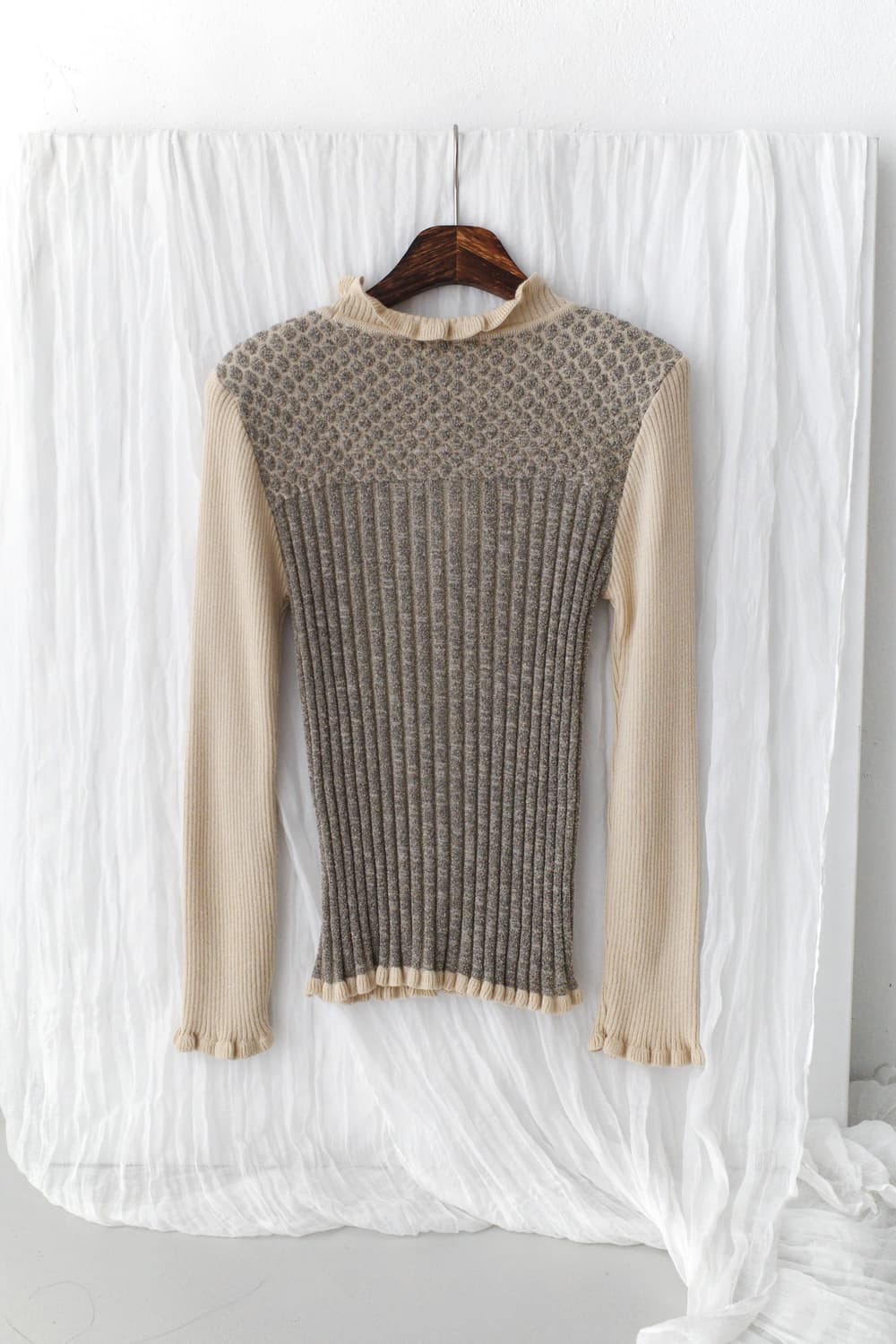 frill patch knit  상품이미지2