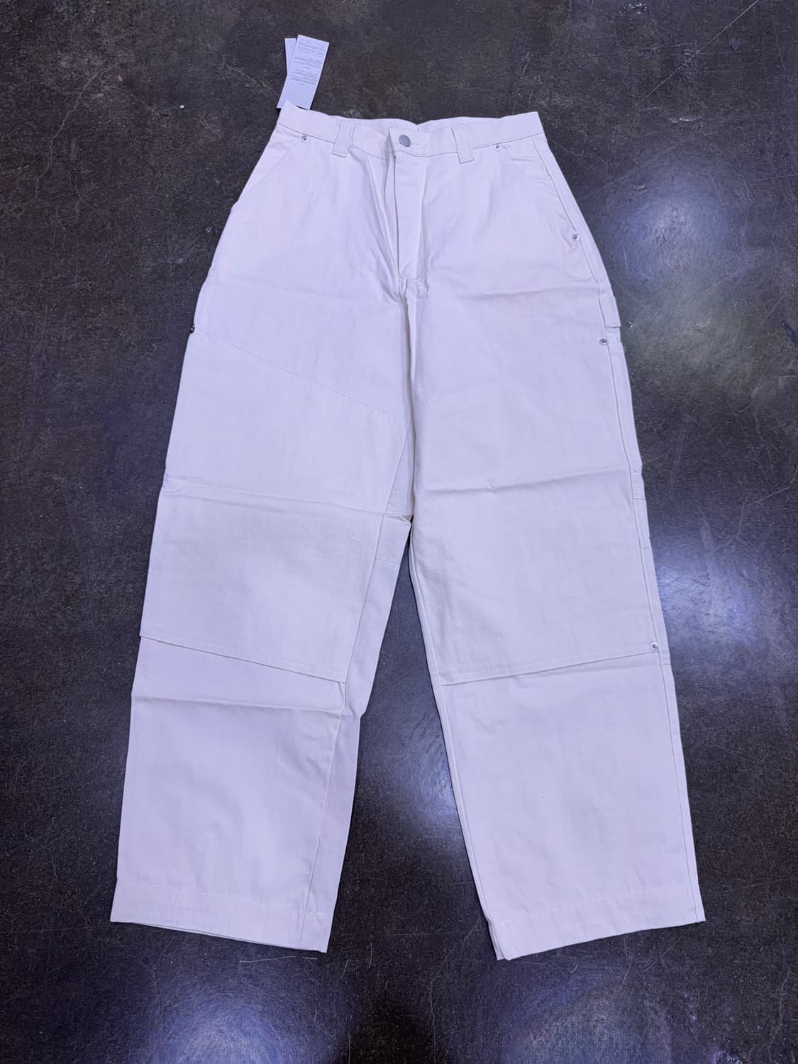 르마드 더블니 코튼 카펜터 팬츠 아이보리 1 사이즈 상품이미지8