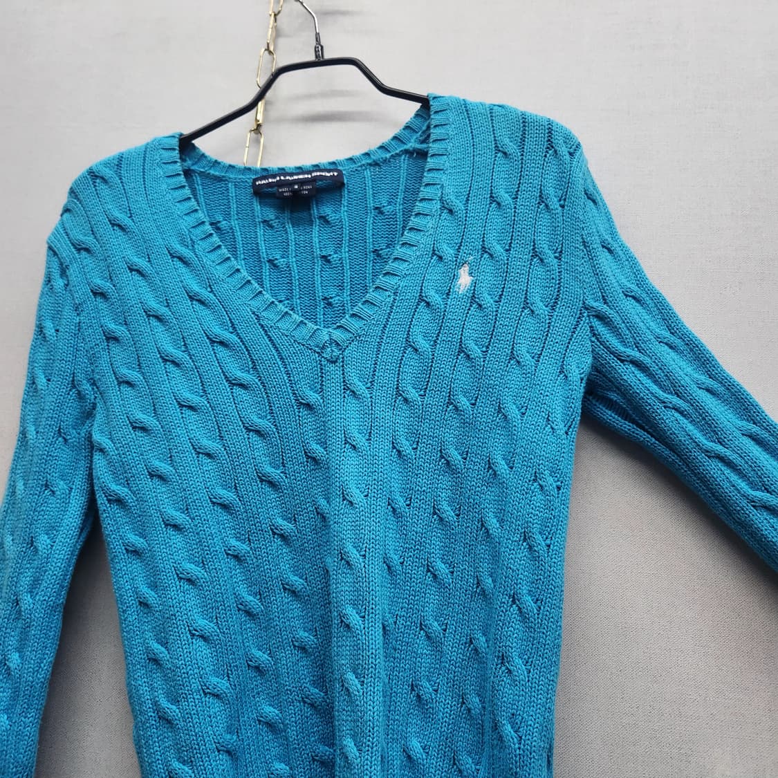 폴로랄프로렌 코튼 브이넥 니트 S(S) 상품이미지3