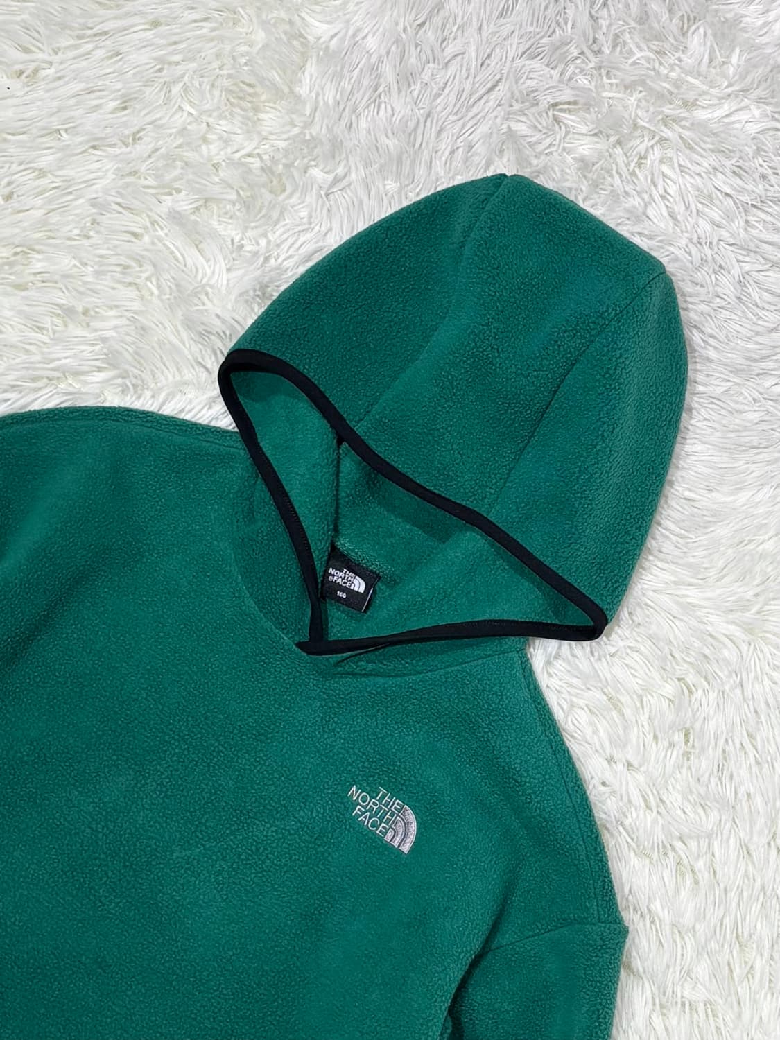 노스페이스 그린 플리스 후드 상품이미지4