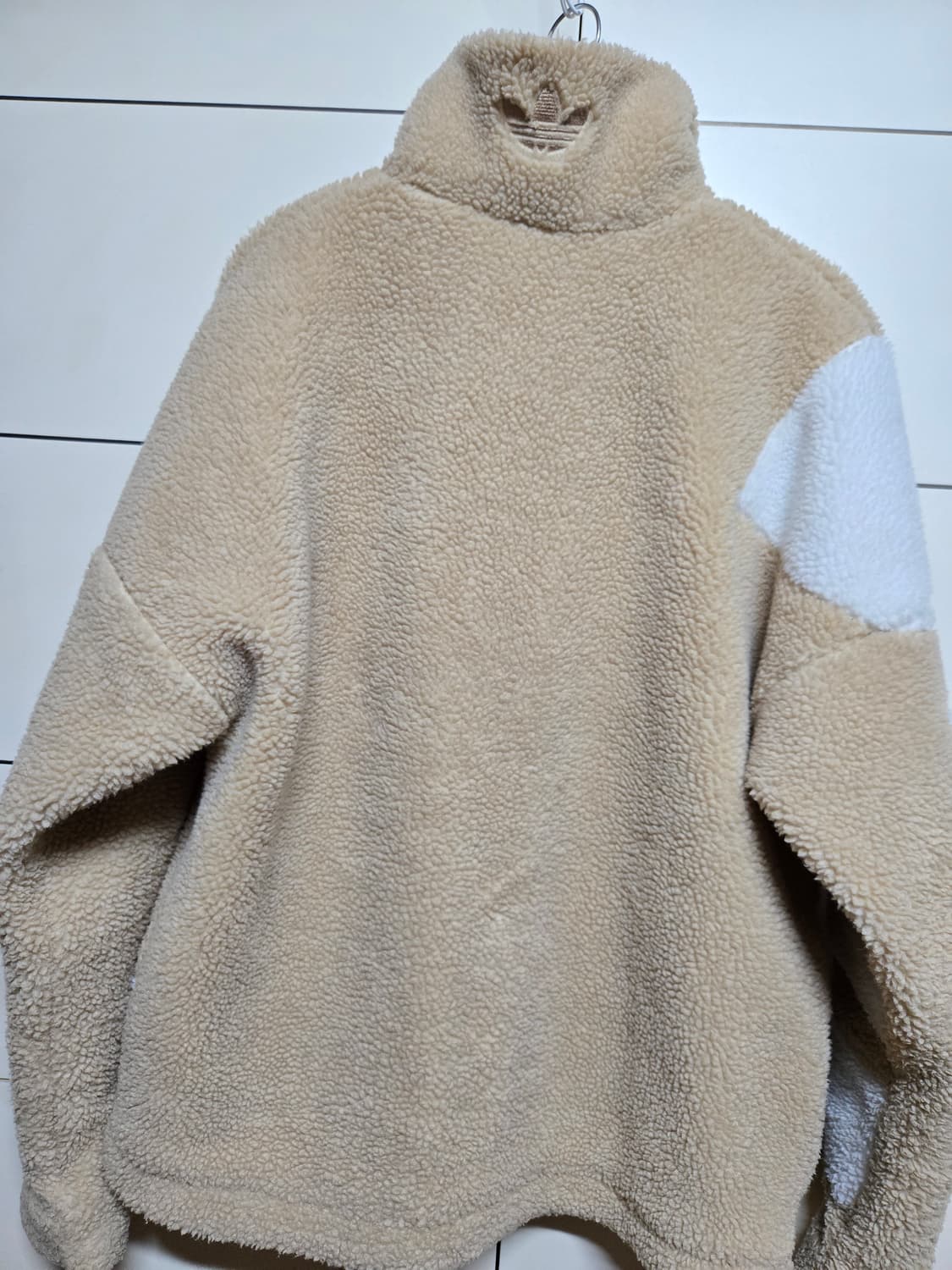 아디다스 남성용 오리지널 쉐르파 트랙자켓 상품이미지4