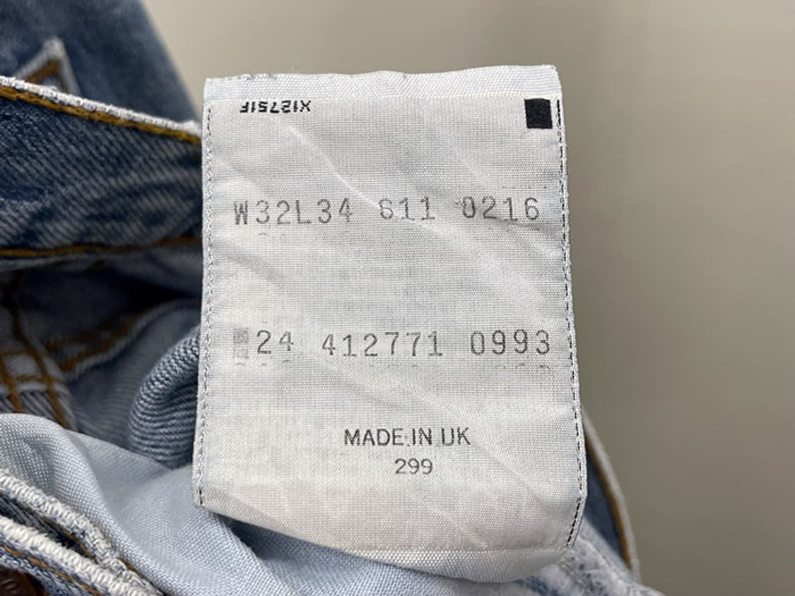 90'S LEVI'S 611_ made in U.K (32) 상품이미지10