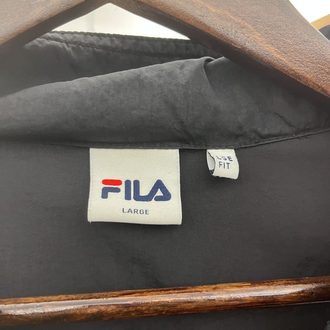 휠라 스포티 빈티지 레트로 배색 바람막이 자켓 L C10435 상품이미지5