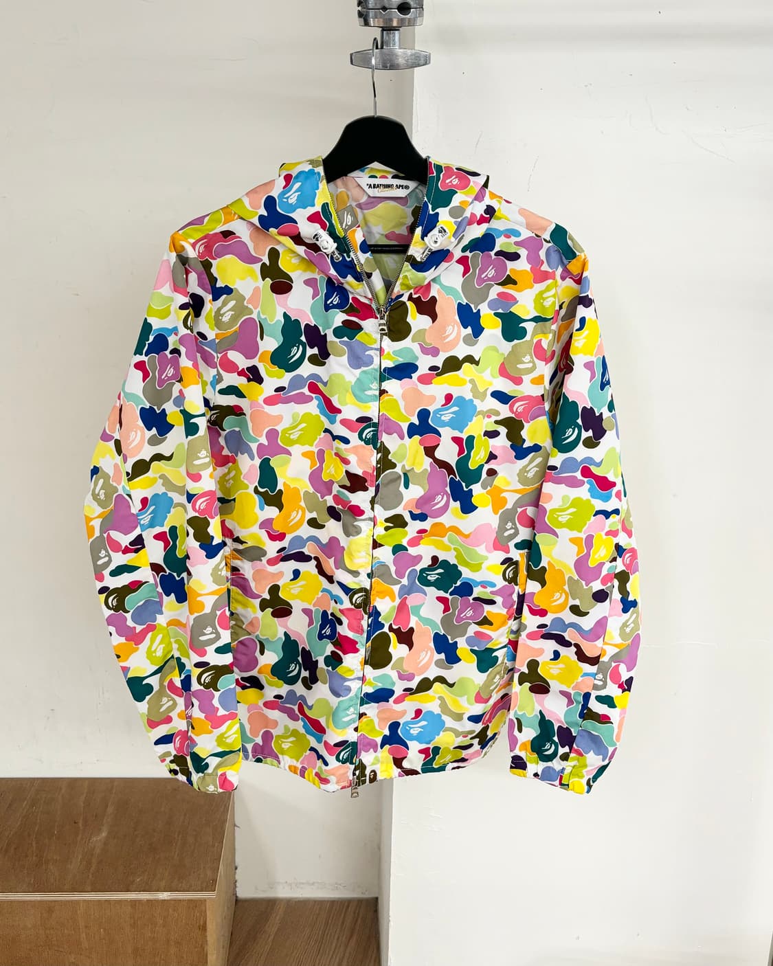 베이프 멀티 카모 칼리지 코치 재킷 상품이미지1