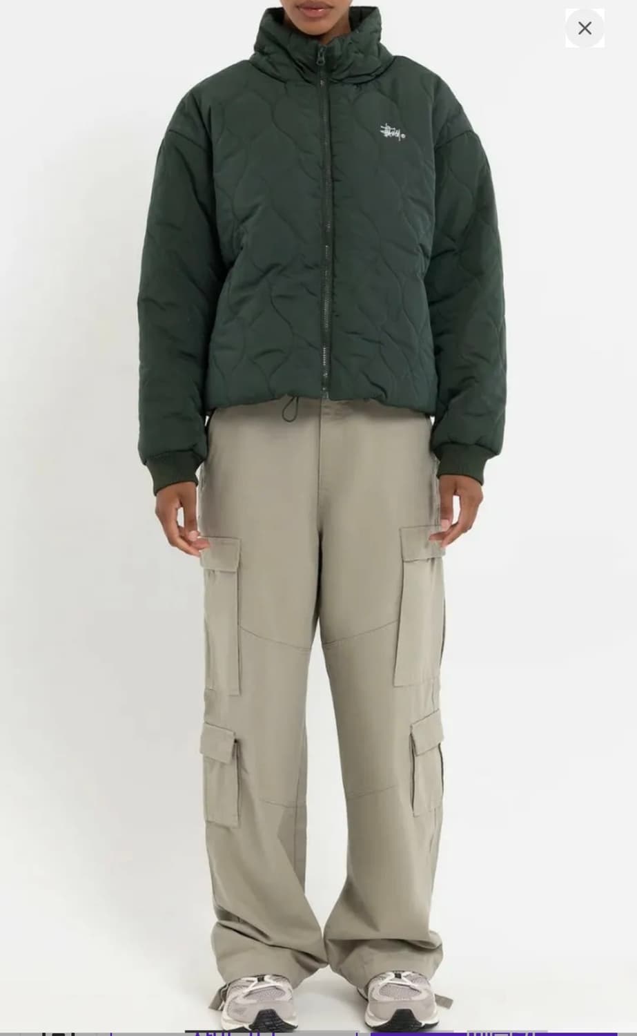 스투시 퀄팅자켓 스투시여성아우터 상품이미지2